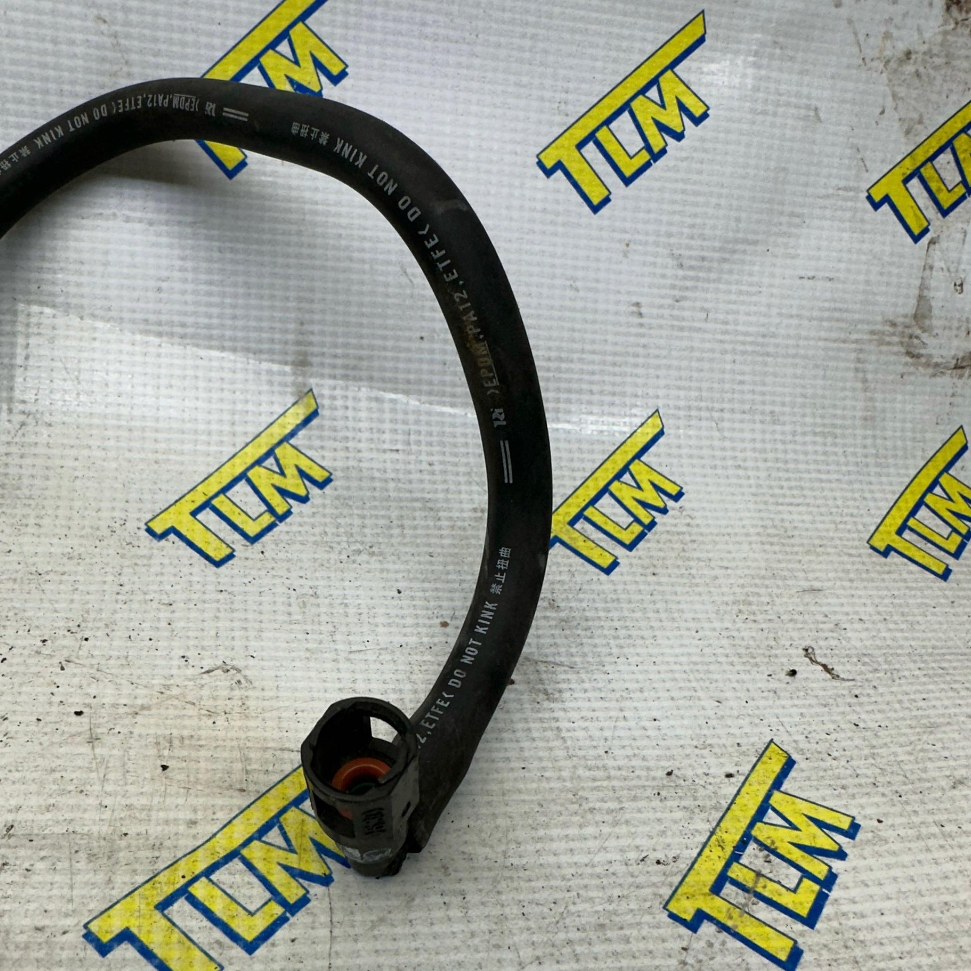 09 Acura TSX Fuel Feed Hose Line Firewall 2.4 Motor Automatic 10 11 12 13 14 OEM