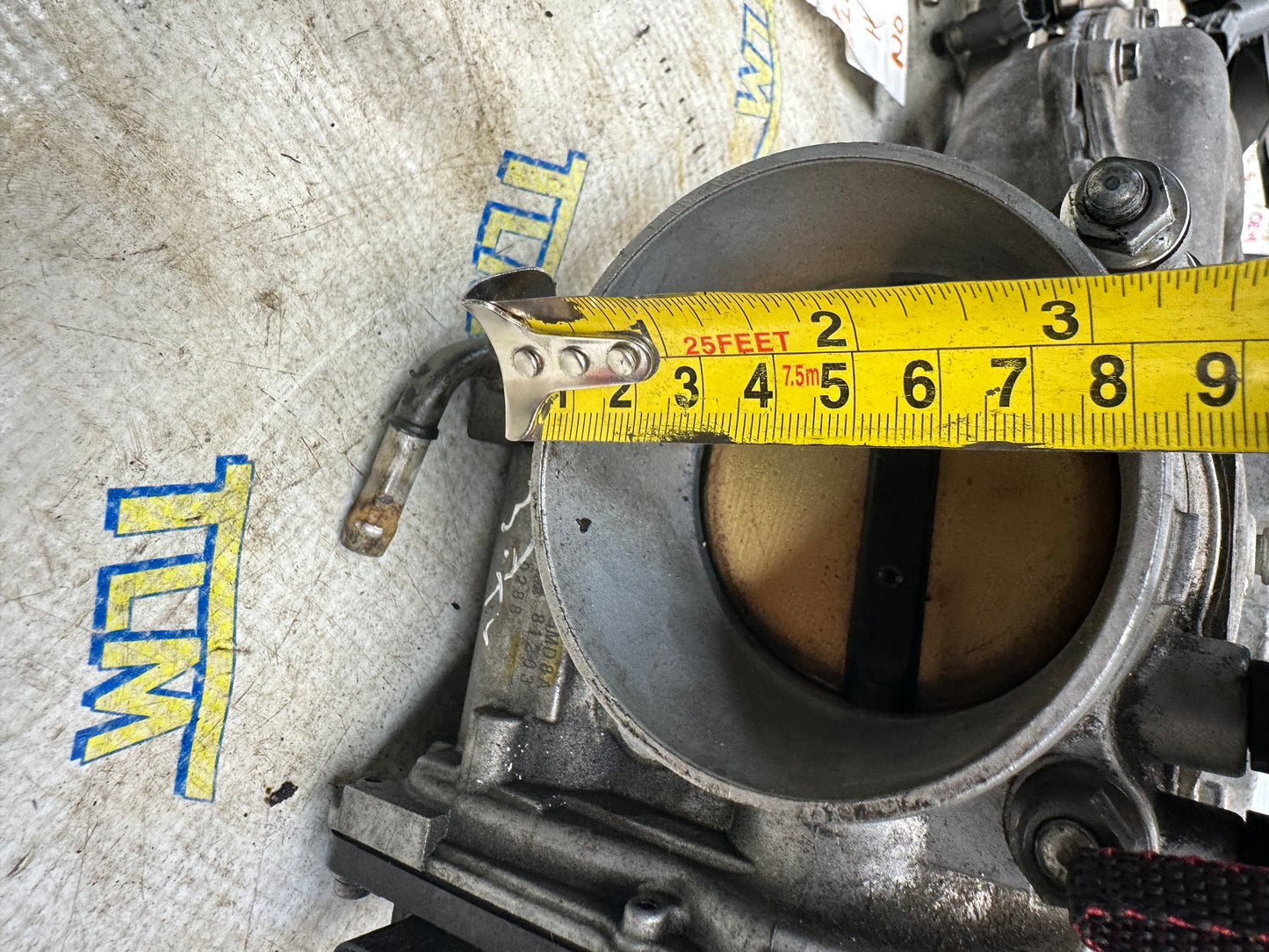 09-12 Acura RL Intake Manifold 3.7 SH-AWD Engine 80mm Cover Plate 2010 2011 2012 OEM