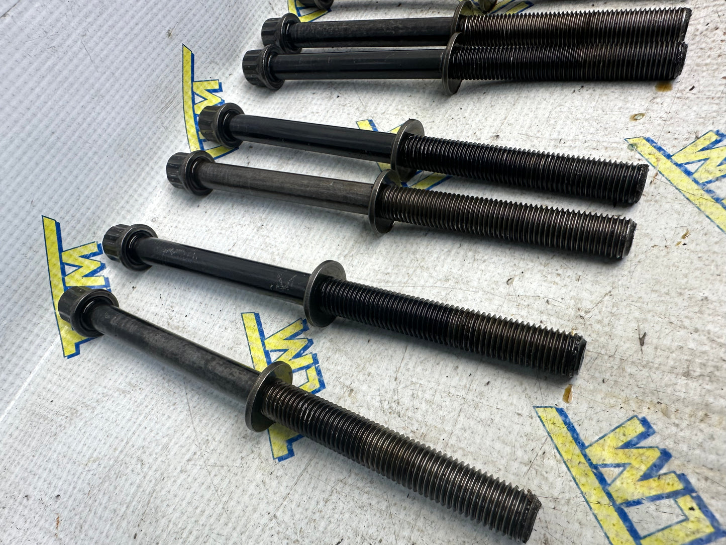 04-08 Acura TL Cylinder Head Bolts 16 Pieces J32A3 3.2 Engine 14mm 05 06 07 OEM