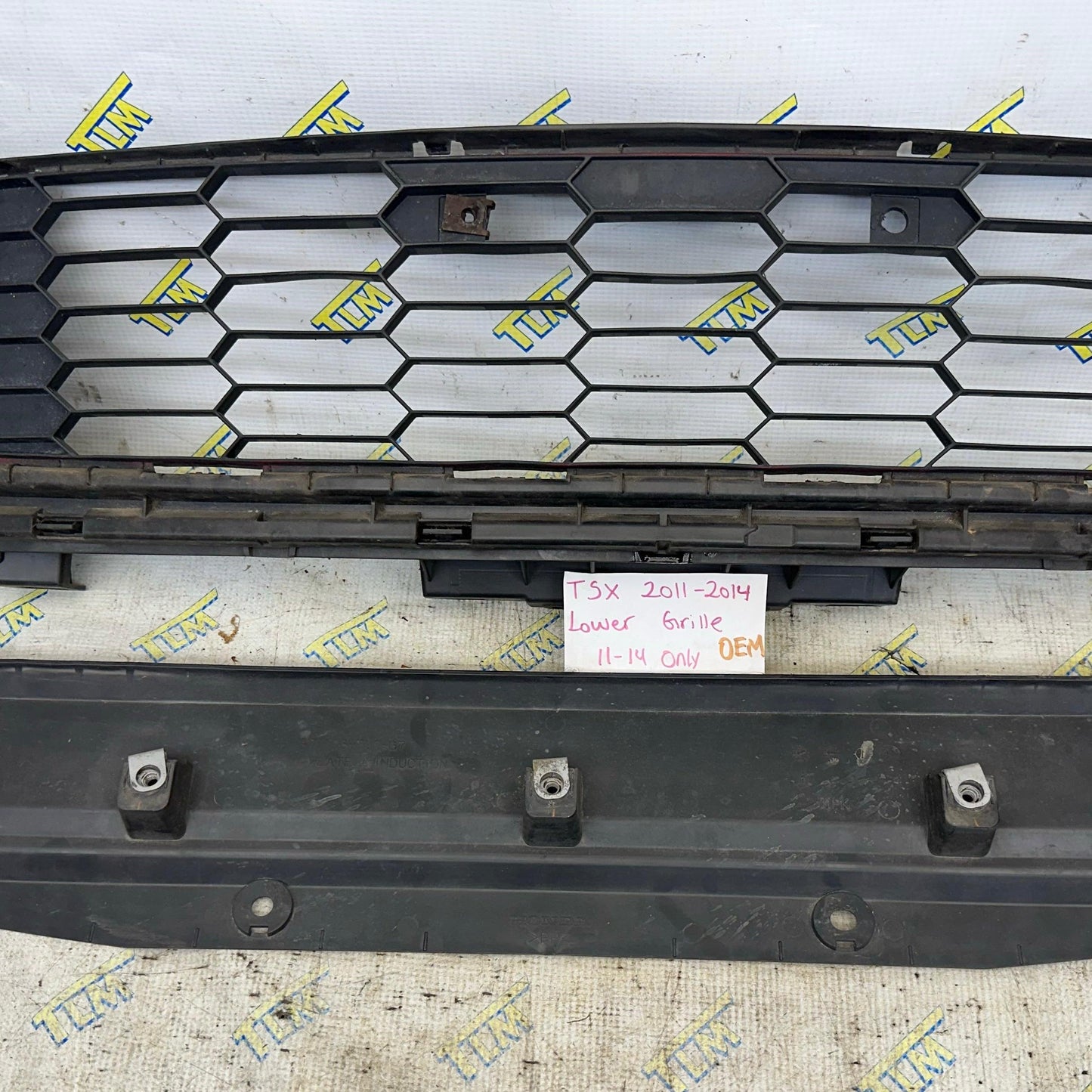 11-14 Acura TSX Front Lower Bumper Grille 2011 2012 2013 2014 Grill OEM