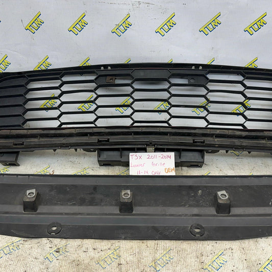 11-14 Acura TSX Front Lower Bumper Grille 2011 2012 2013 2014 Grill OEM