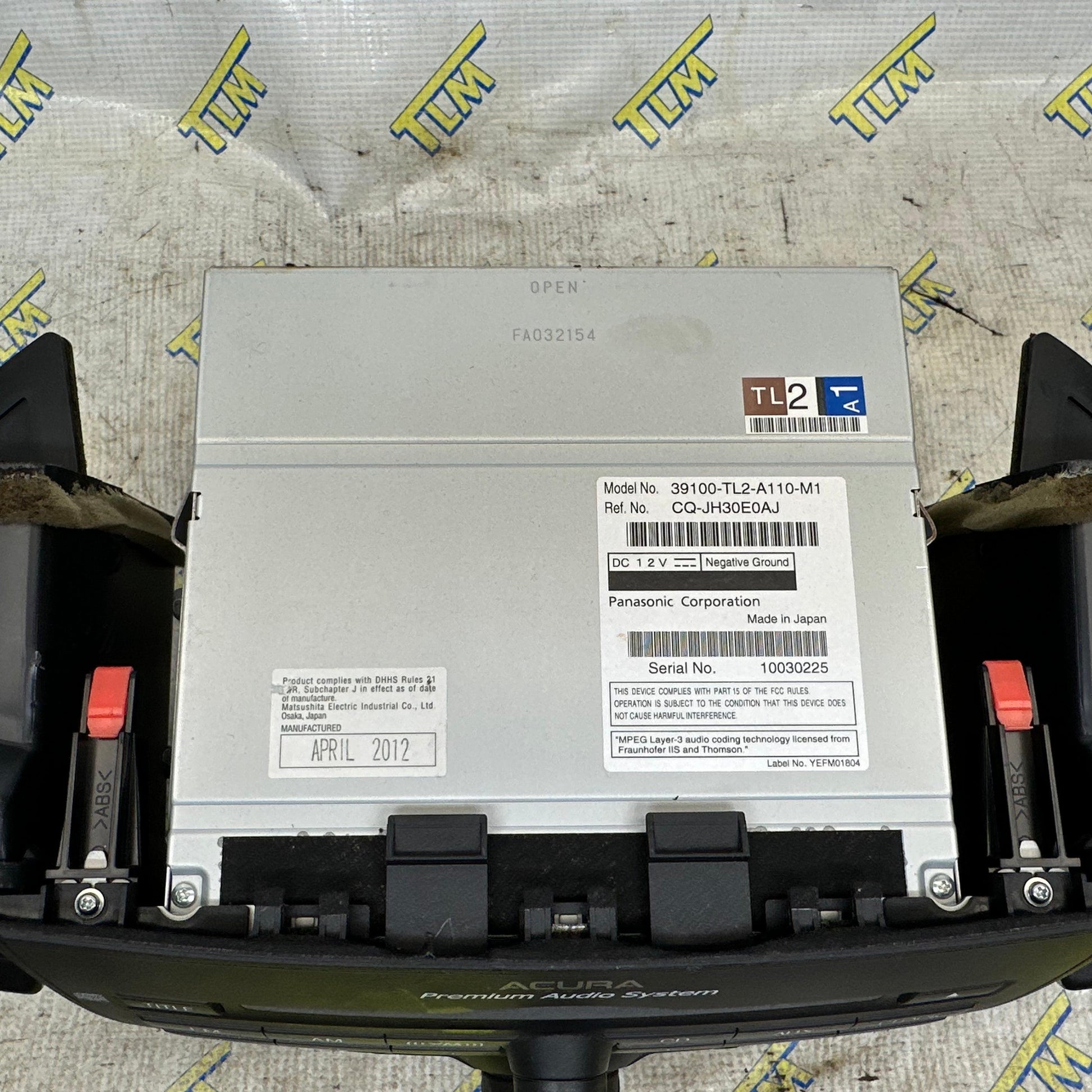 11-14 Acura TSX Radio SE * SPECIAL EDITION * 39100-TL2-A110 2012 2013 2014 OEM