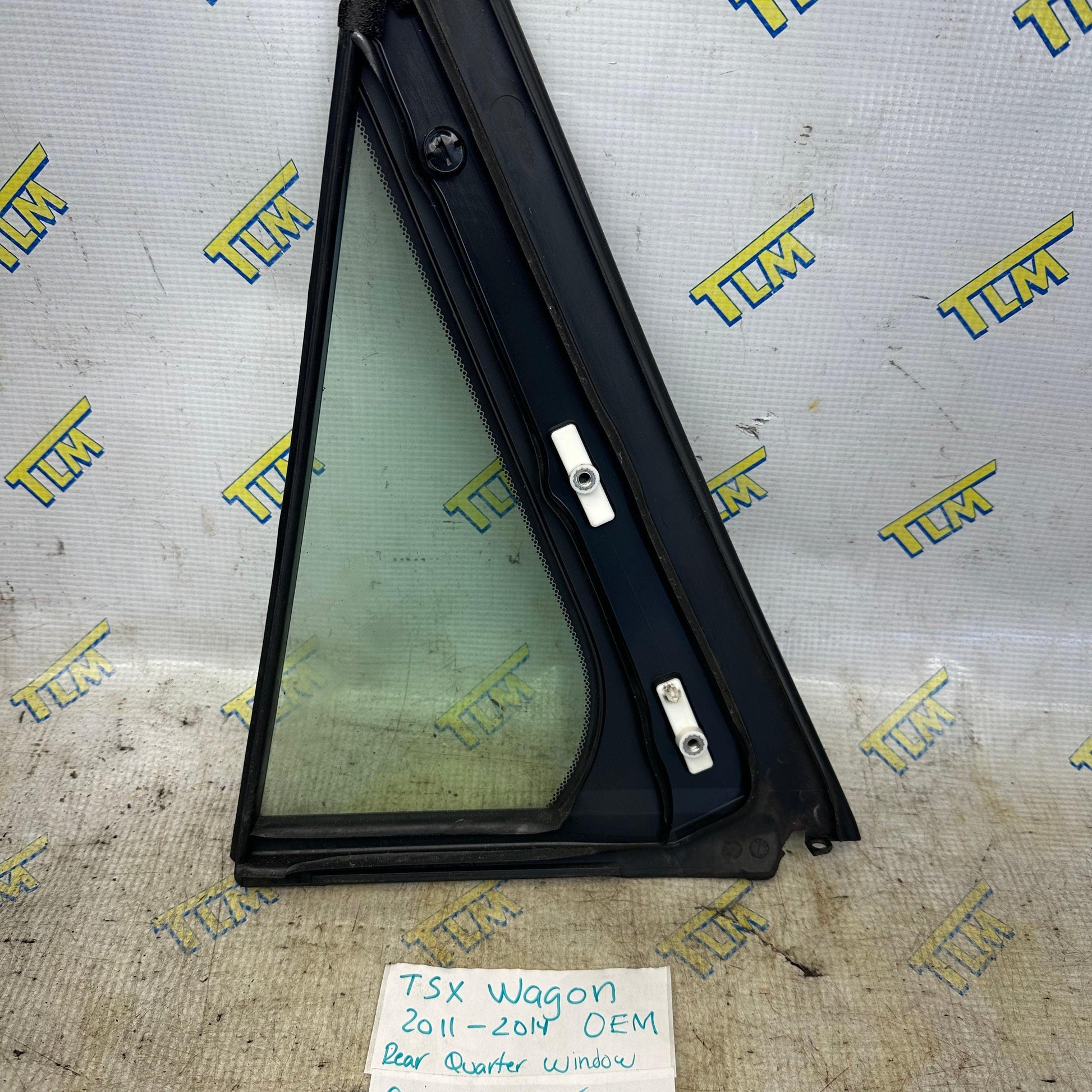 11-14 Acura TSX *wagon* Door Window Glass Quarter REAR PASSENGER RIGHT 12 13 OEM
