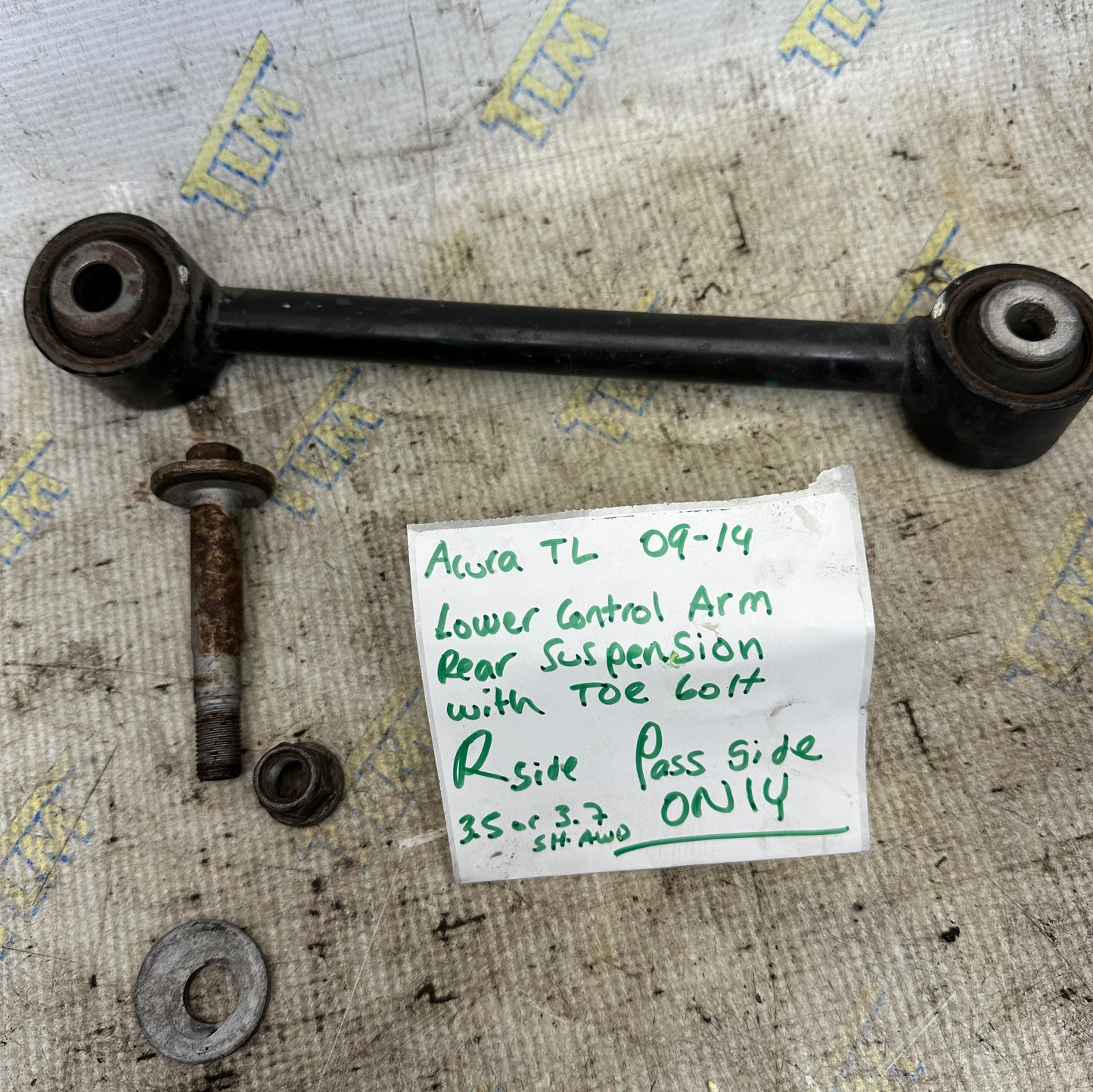 09-14 Acura TL Rear Control Arm & Alignment Toe Bolt PASSENGER RIGHT 10 11 12 13 OEM