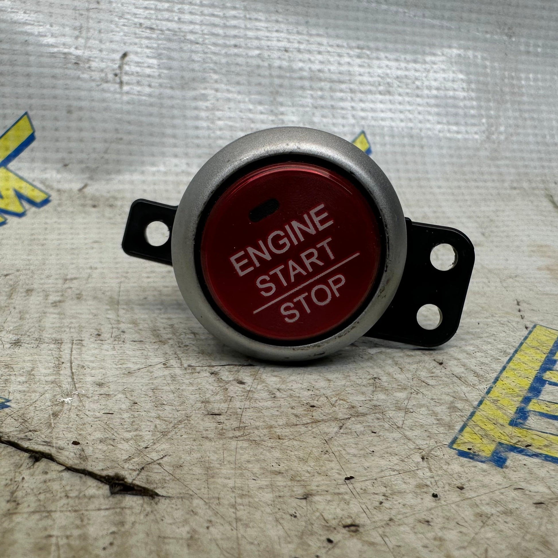 12-14 Acura TL Engine START STOP Button Red 2012 2013 2014 13 OEM