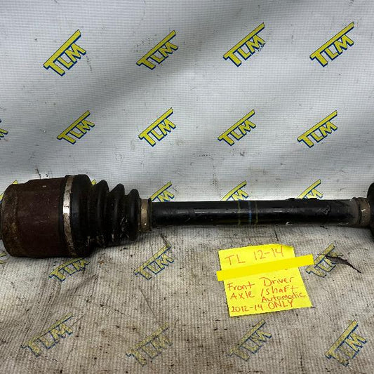 12-14 Acura TL Front Axle DRIVER LEFT 3.5 / 3.7 Shaft 2012 2013 2014 13 OEM