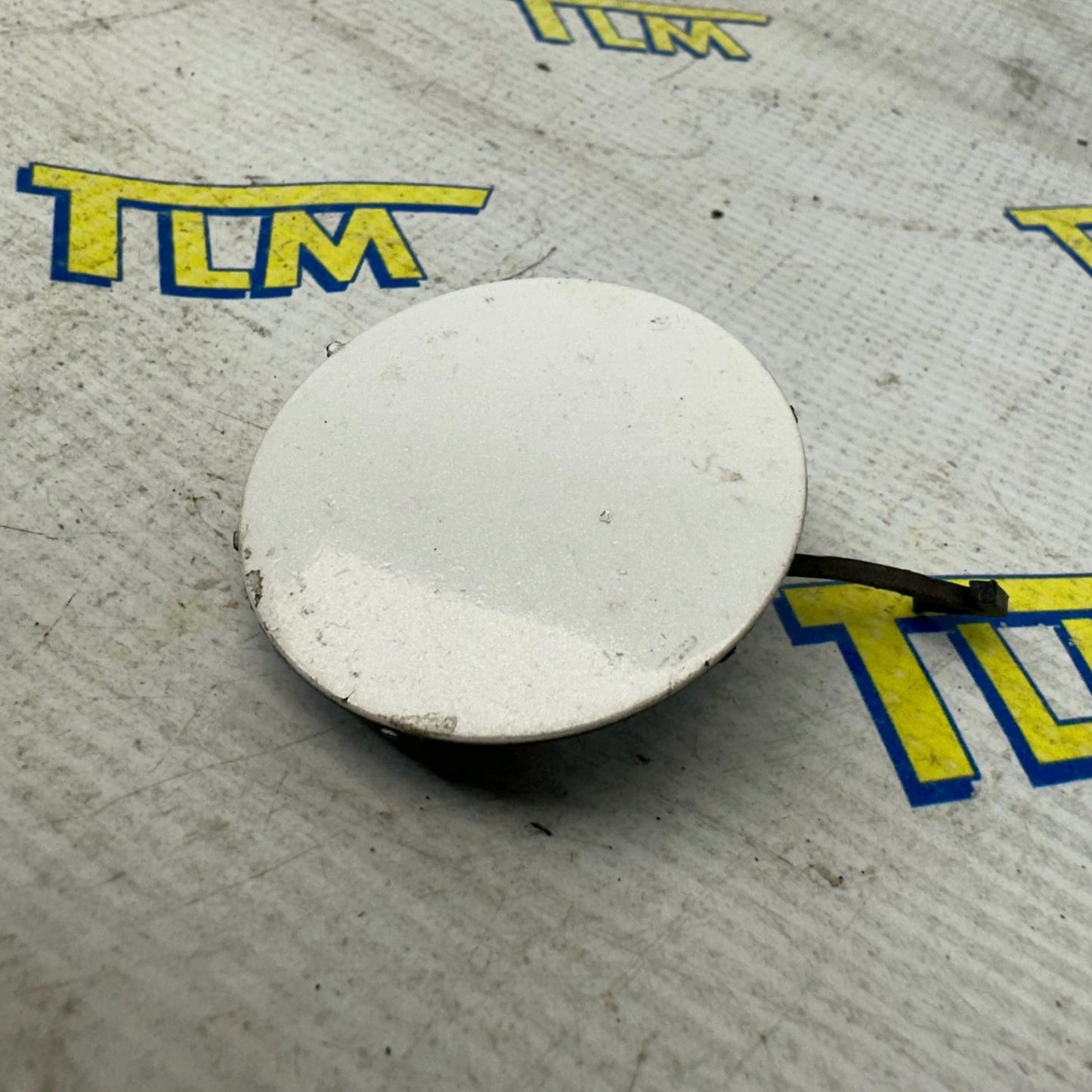 12-14 Acura TL Front Bumper Tow Hook Cover Cap white 2012 2013 2014 13 OEM