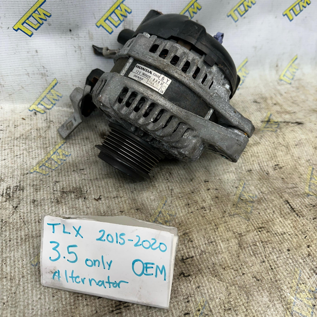 15-20 Acura TLX Alternator 3.5 engine 2015 2016 2017 2018 2019 2020 OEM