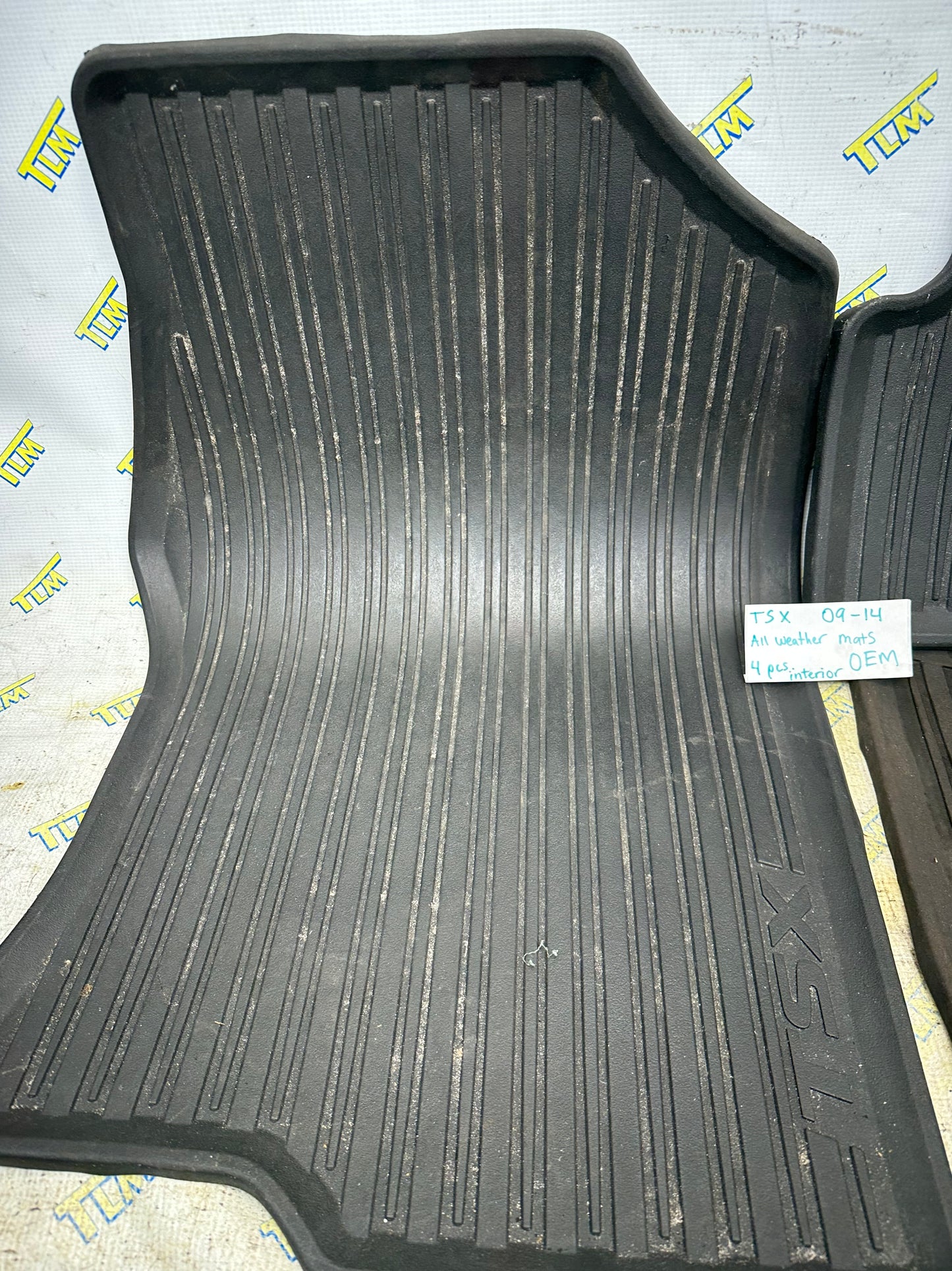 09-14 Acura TSX All Weather Mats Liner Rubber 2010 2011 2012 2013 Interior OEM