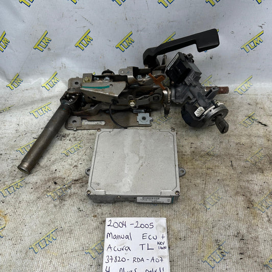 04 05 Acura TL *manual* ECU Ignition Immobilizer Key 6 Speed Immo RDAA07 2004 2005 OEM