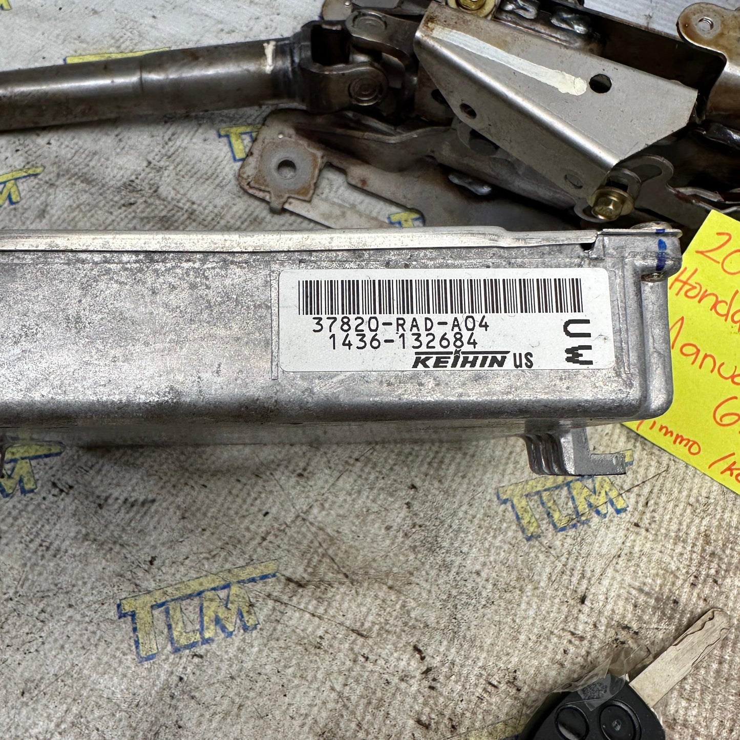 2005 Honda Accord 05 *MANUAL* ECU Immobilizer Key 6 Speed Computer RAD-A04 OEM