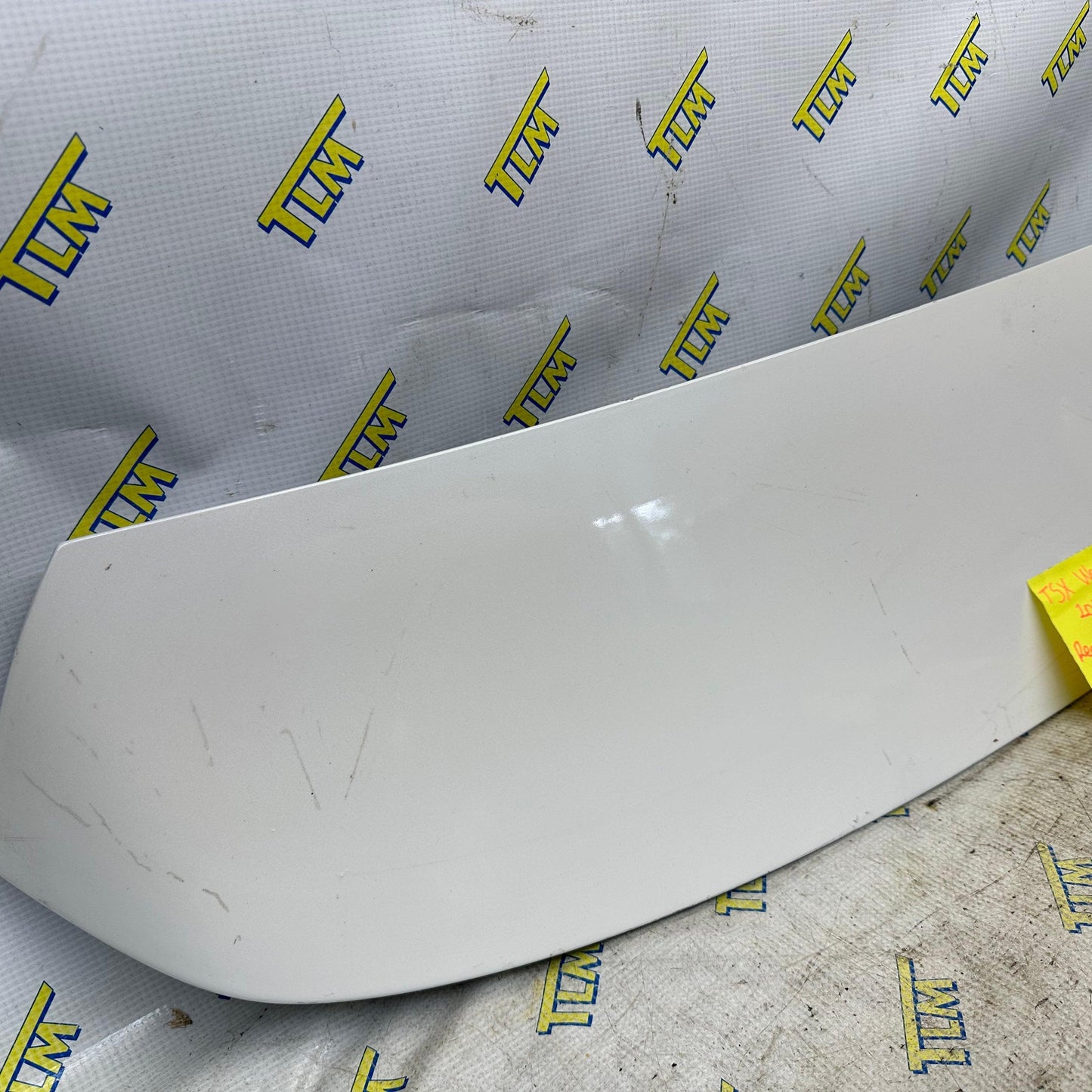 2011-2014 Acura TSX Rear Wing Trunk Spoiler Lip *WAGON* white 2012 2013 OEM