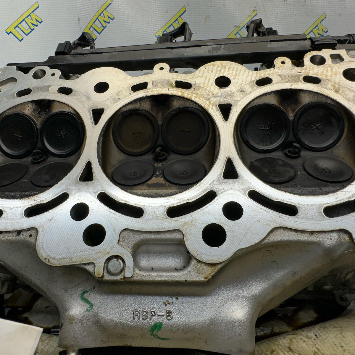 2017 Acura TLX FRONT Cylinder Head 3.5 Engine 116k Miles Good Cam *1 broken solenoid* OEM