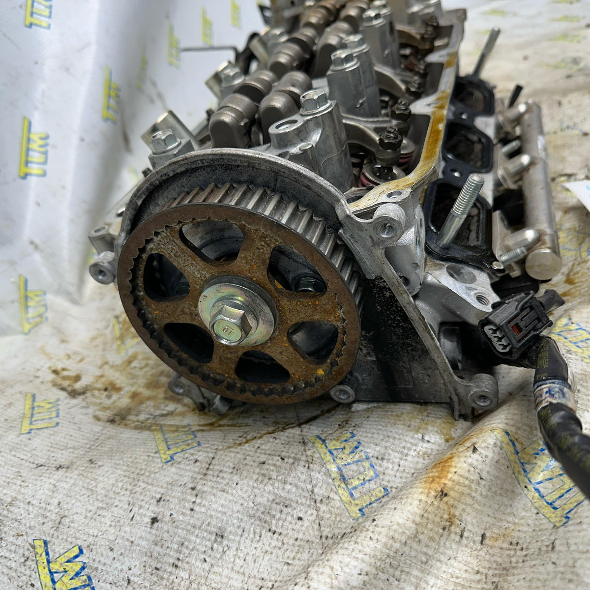 2017 Acura TLX Rear Cylinder Head 3.5 Engine 116k Miles Good Cams OEM