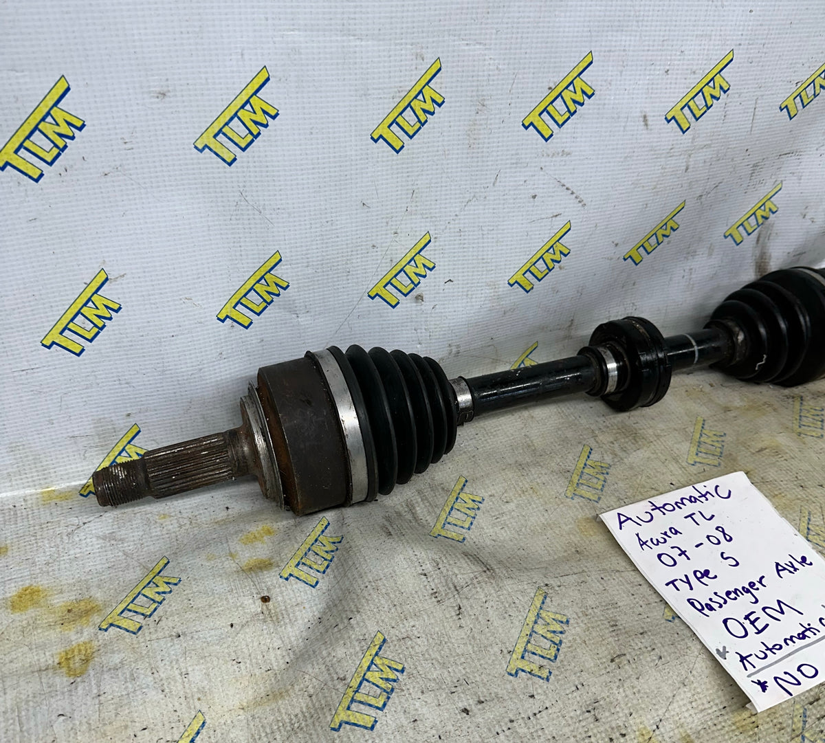 07 08 Acura TL TYPE S automatic Front Axle PASSENGER RIGHT 3.5 Shaft 2007 2008 OEM
