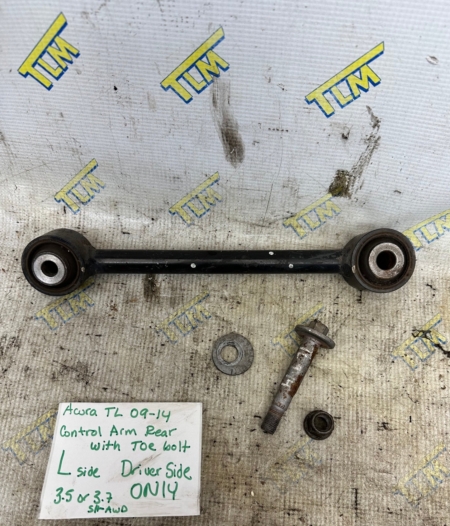 09-14 Acura TL Rear Control Arm & Alignment Toe Bolt 3.5 & 3.7 DRIVER LEFT 10 11 12 13 OEM