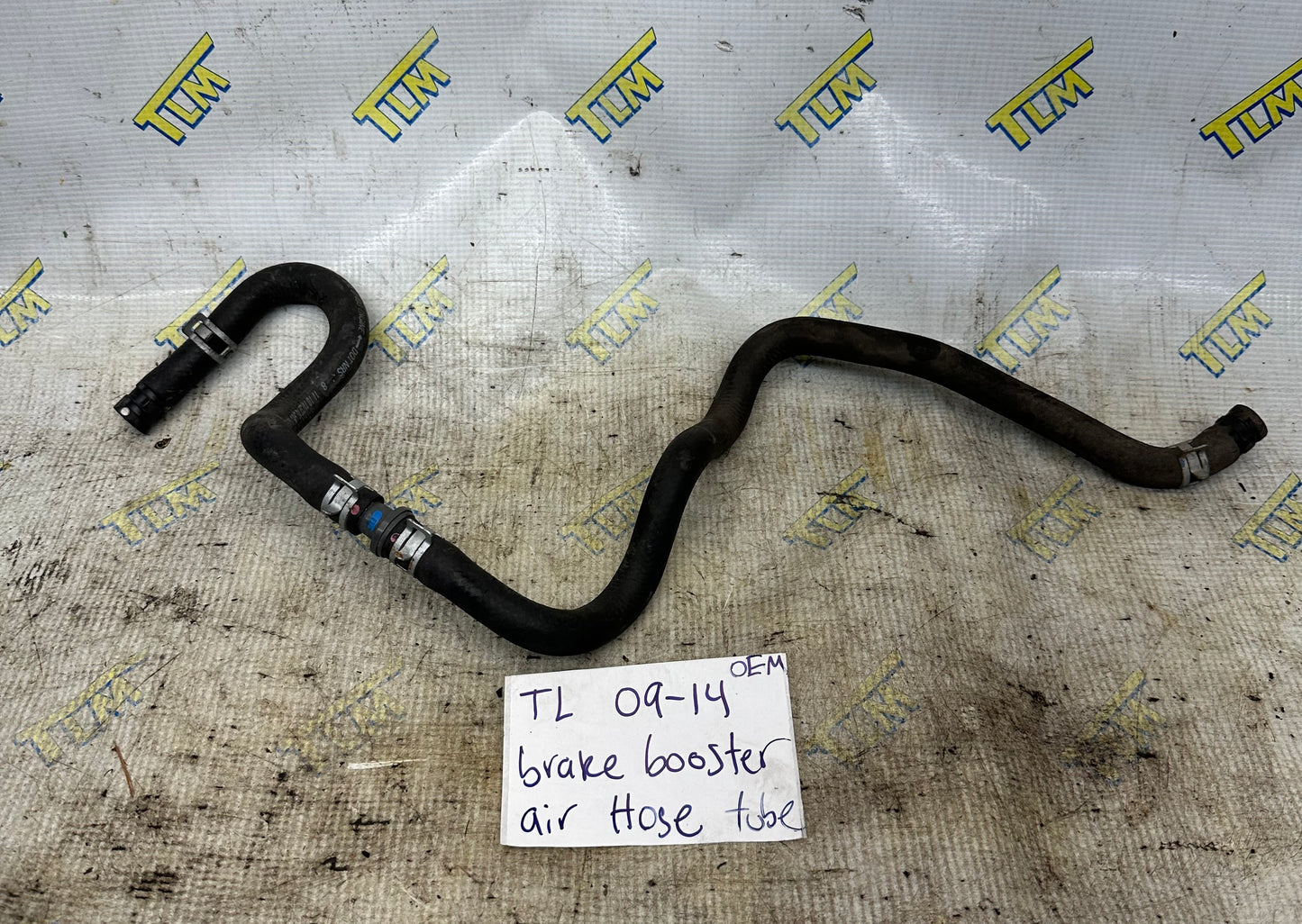 09-14 Acura TL Brake Master Booster Air Hose Tube Line 2010 2011 2012 2013 OEM