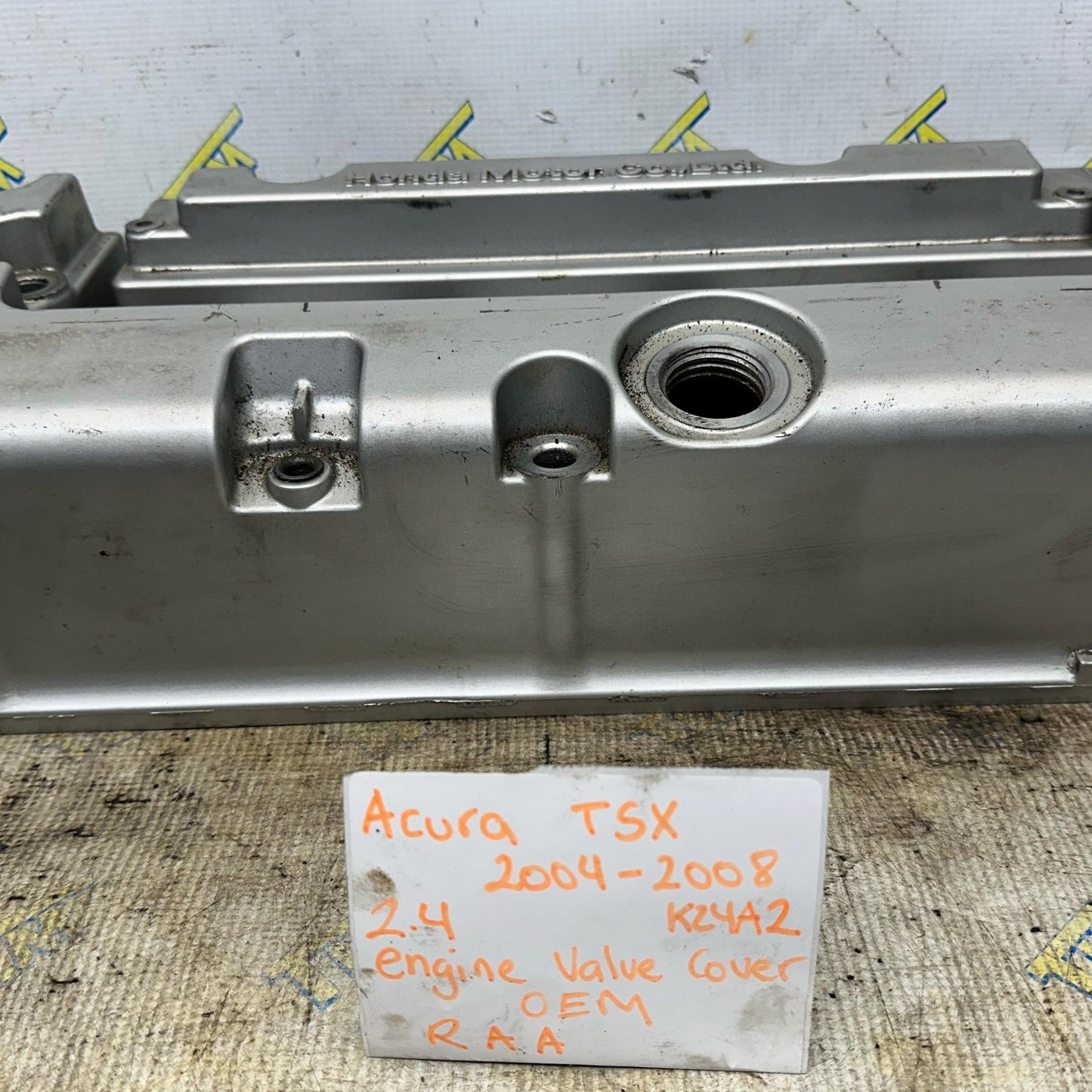 04-08 Acura TSX 2.4 Engine Valve Cover K24A2 RAA 05 06 07 08 OEM