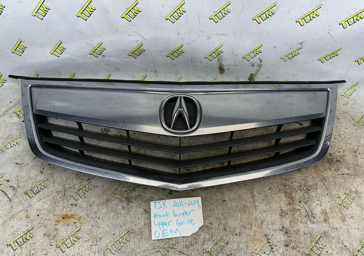 2011-2014 *ONLY* Acura TSX Grill Front Bumper Center Upper Grille 2012 2013 OEM