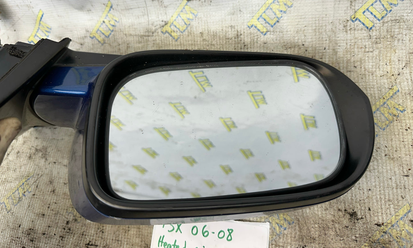 06 07 08 Acura TSX Door Rearview Mirror *blue* Driver Left Heated Light OEM