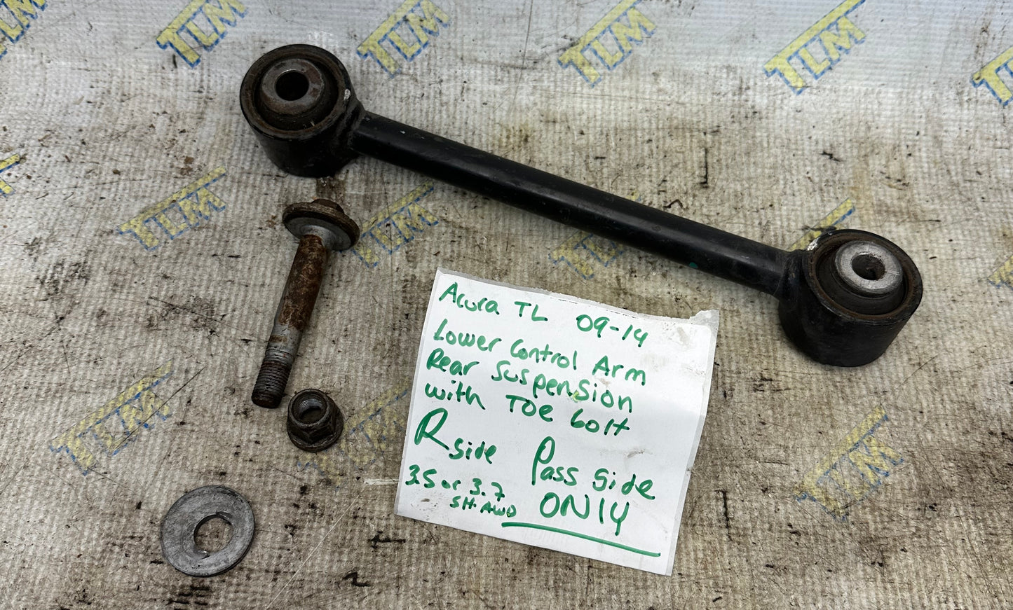 09-14 Acura TL Rear Control Arm & Alignment Toe Bolt PASSENGER RIGHT 10 11 12 13 OEM
