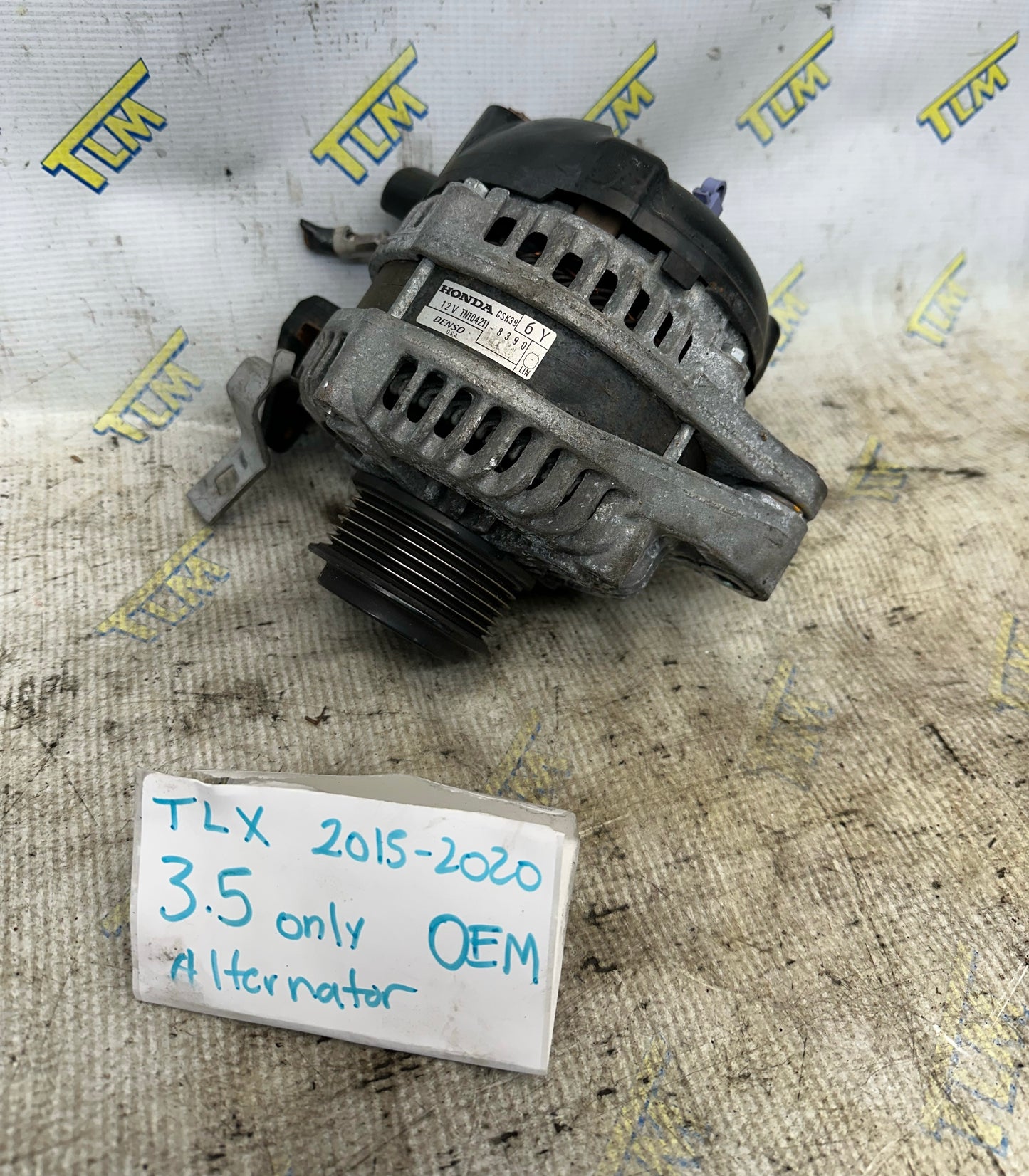 15-20 Acura TLX Alternator 3.5 engine 2015 2016 2017 2018 2019 2020 OEM