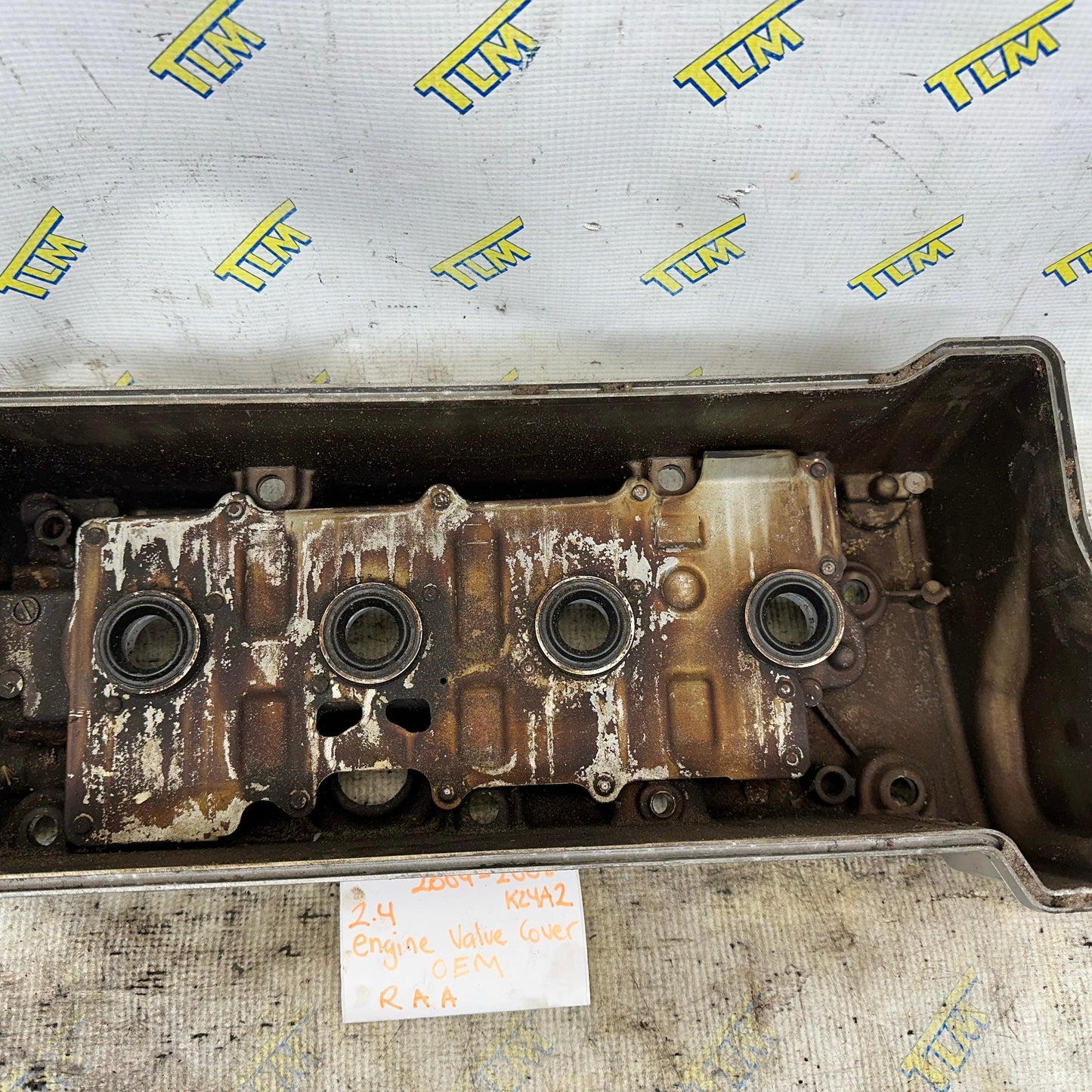 04-08 Acura TSX 2.4 Engine Valve Cover K24A2 RAA 05 06 07 08 OEM