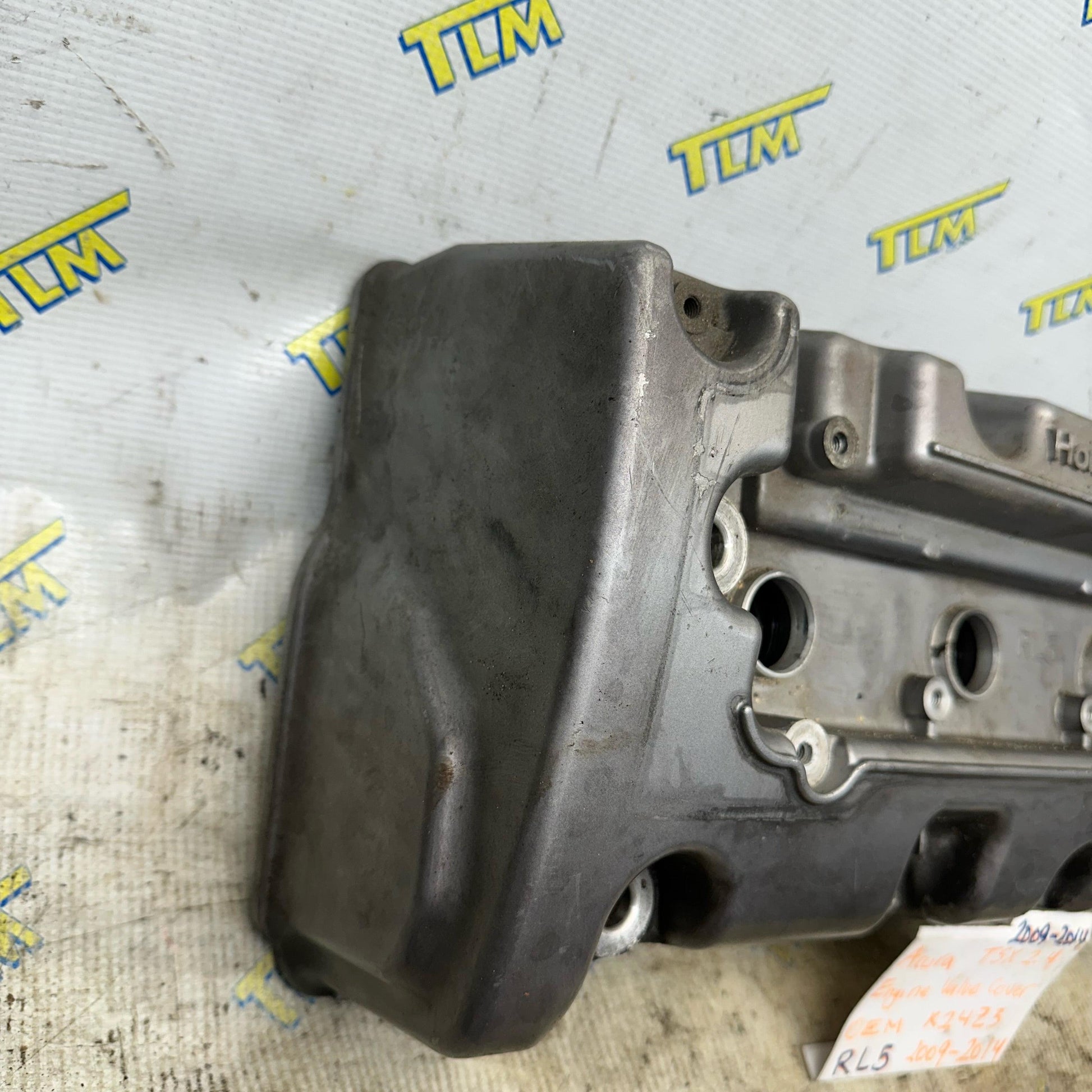 09-14 Acura TSX 2.4 Engine Valve Cover K24Z3 RL5 2010 2011 2012 2013 OEM