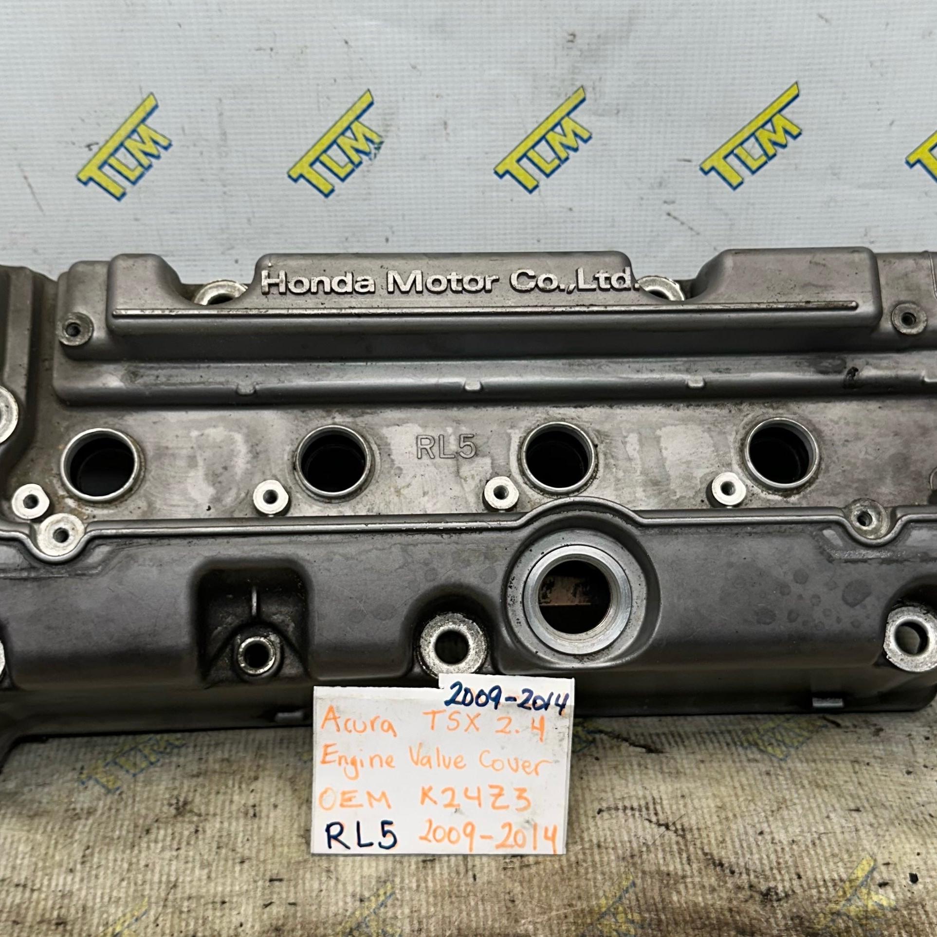 09-14 Acura TSX 2.4 Engine Valve Cover K24Z3 RL5 2010 2011 2012 2013 OEM