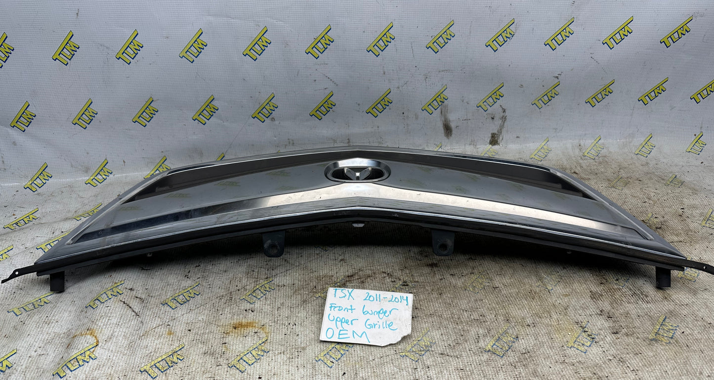 2011-2014 *ONLY* Acura TSX Grill Front Bumper Center Upper Grille 2012 2013 OEM