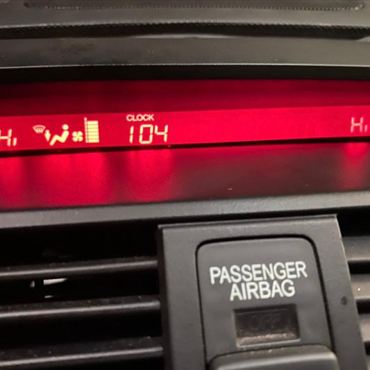 Acura TL TYPE S Navigation Clock Screen 39710-A610 Center Dash 07 08 Nav OEM