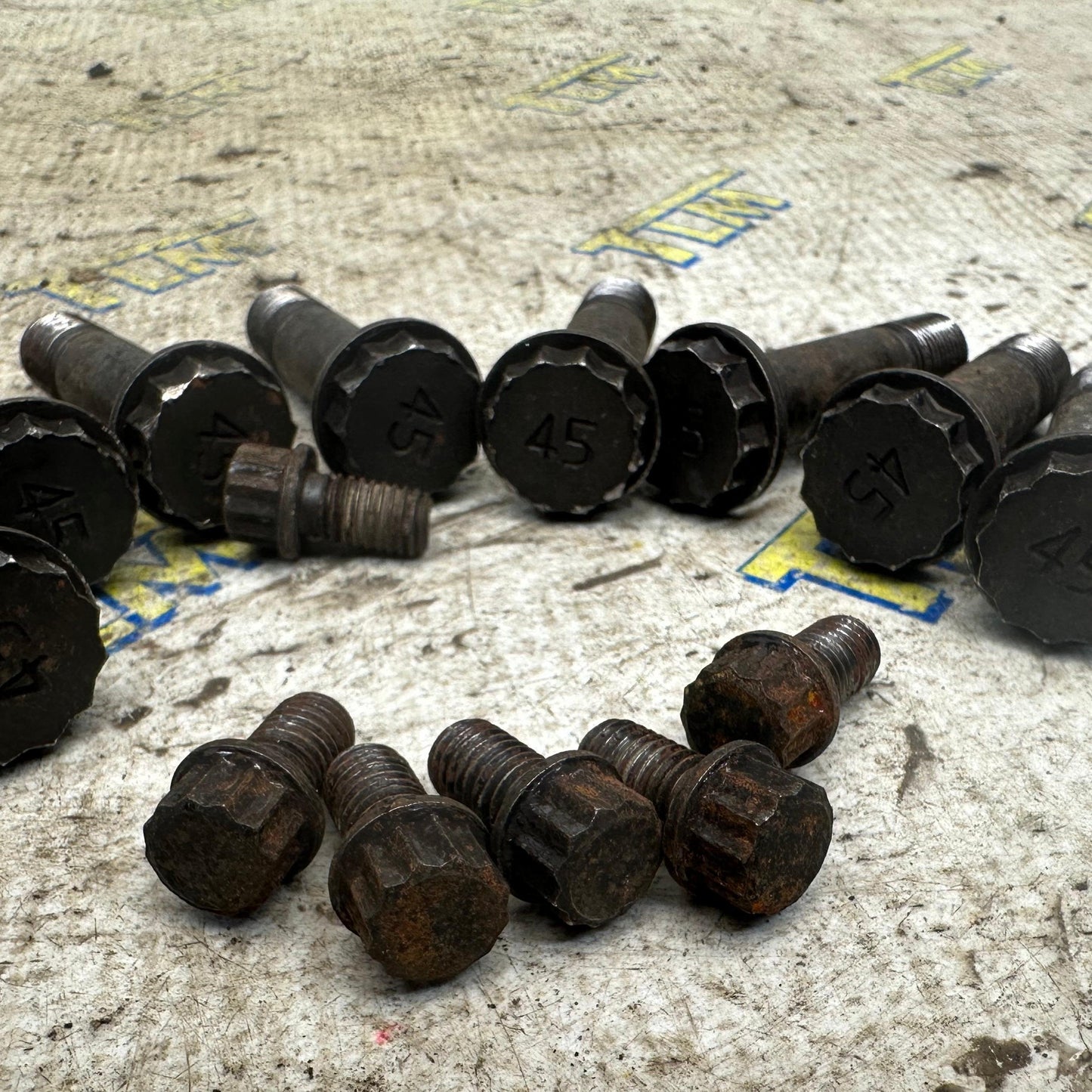 Acura TL TYPE S *manual* Flywheel Clutch Bolts 2007 2008 07 08 OEM