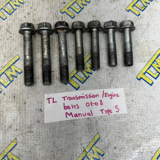 Acura TL TYPE S *manual* Transmission / Engine Bolts 2007 2008 07 08 OEM