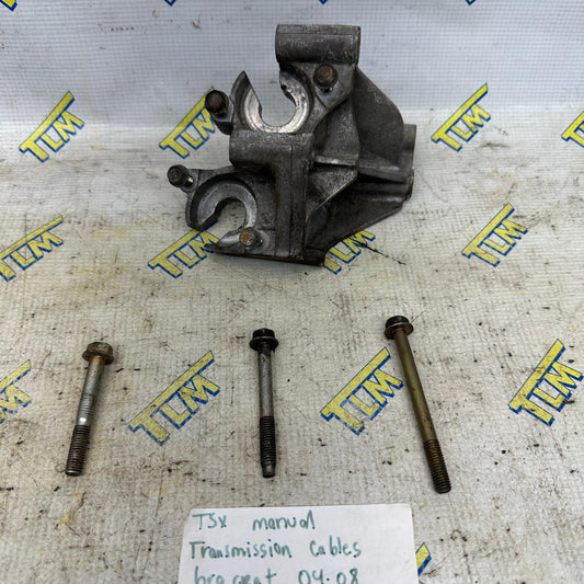 Acura TSX Manual Transmission Shifter Cables Bracket 04 05 06 07 08 OEM