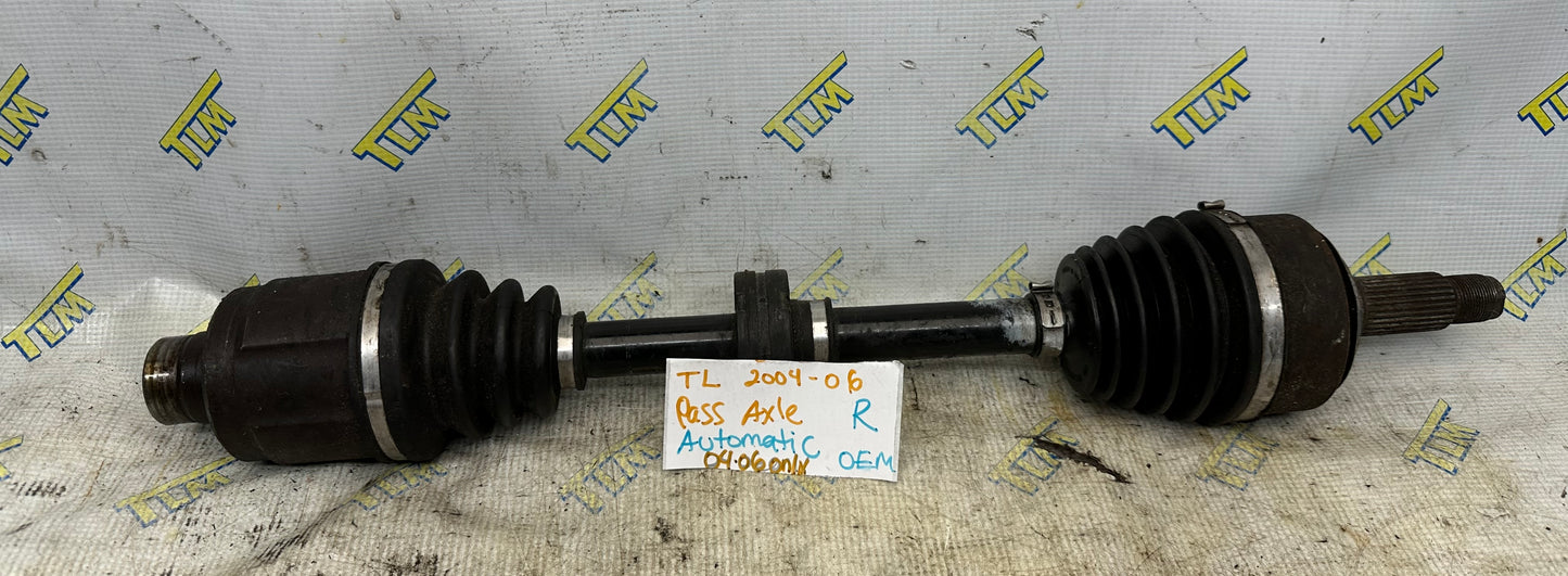 04-06 Acura TL *automatic* Front Axle PASSENGER RIGHT Shaft 2004 2005 2006 OEM