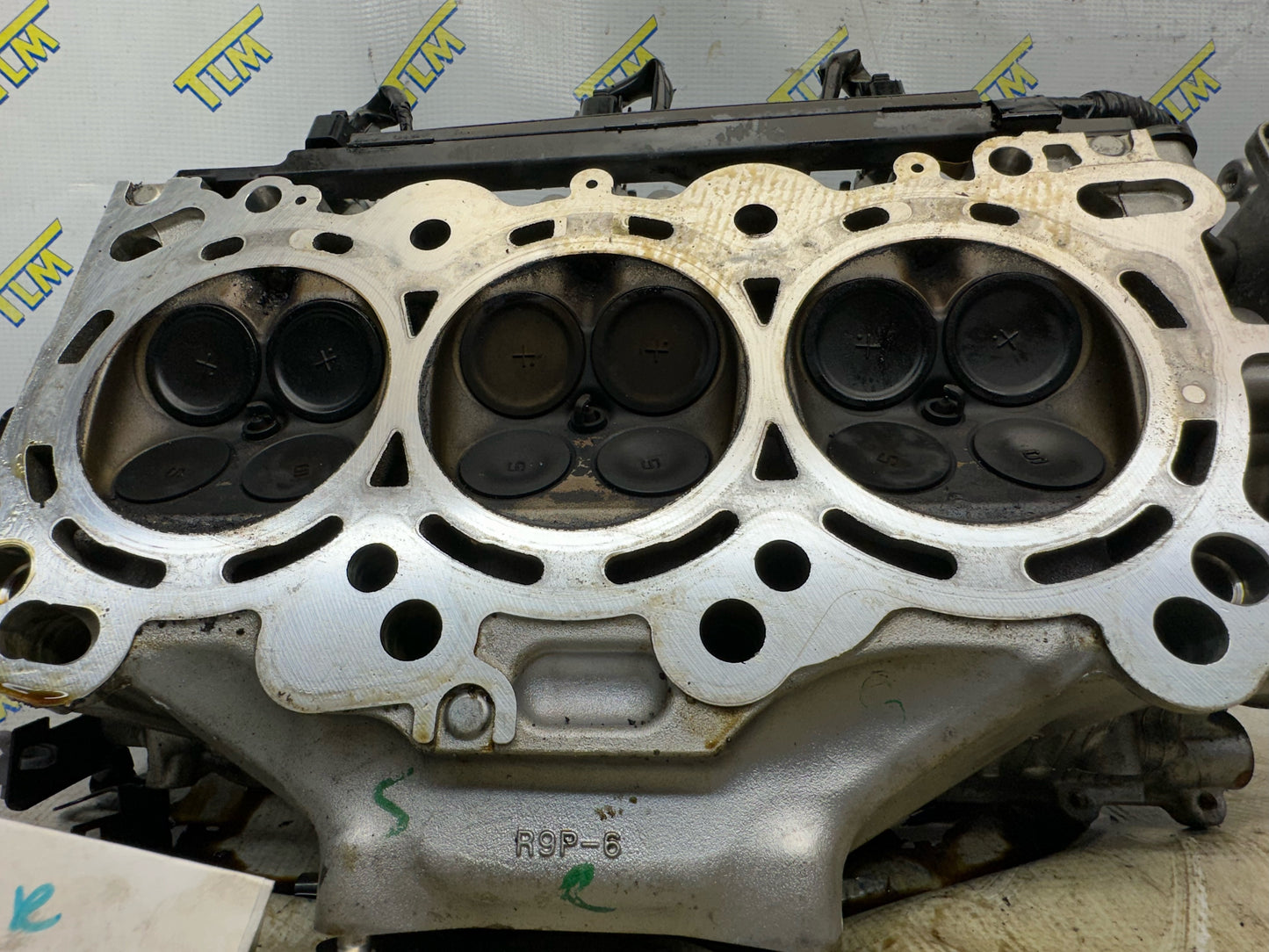 2017 Acura TLX FRONT Cylinder Head 3.5 Engine 116k Miles Good Cam *1 broken solenoid* OEM