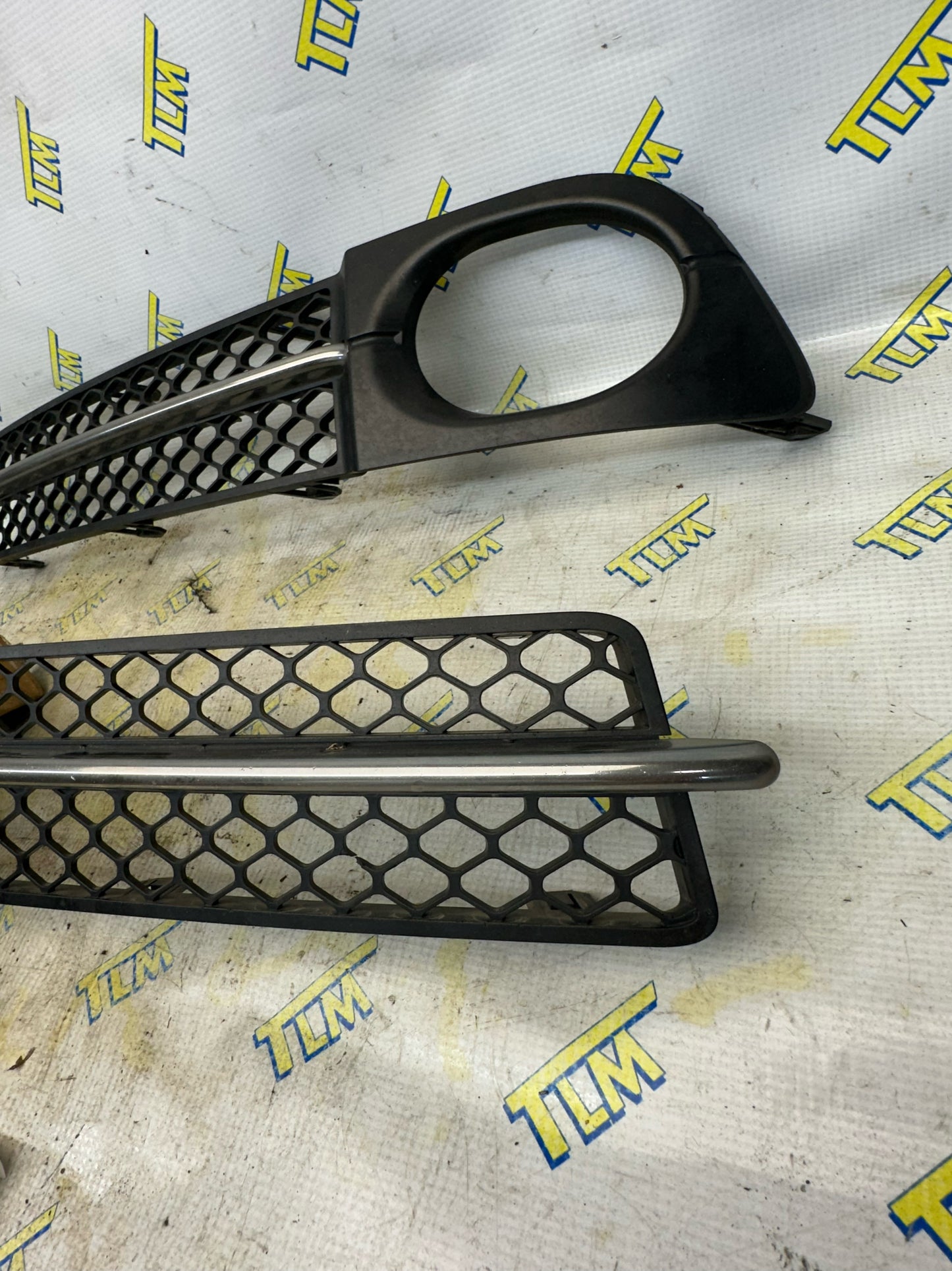 07 08 Acura TL *TYPE S* Front Fog Grille Trim Cover Bezel DRIVER & PASSENGER OEM