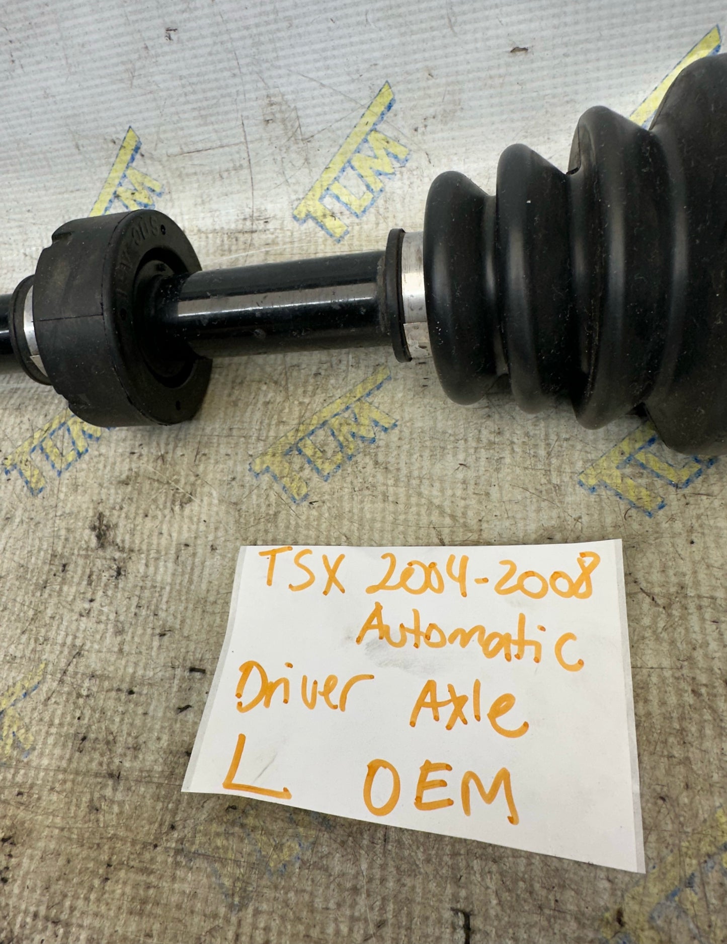 04-08 Acura TSX Front Axle *automatic* DRIVER LEFT Shaft 05 06 07 OEM