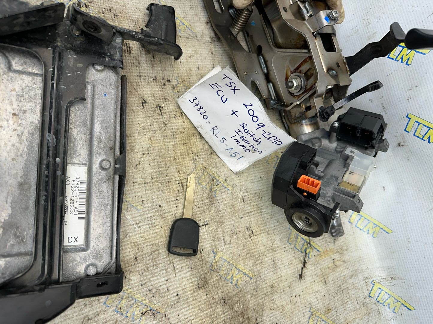 09 2010 Acura TSX ECU Ignition Immobilizer Key Immo 37820RL5A51 Engine Brain OEM