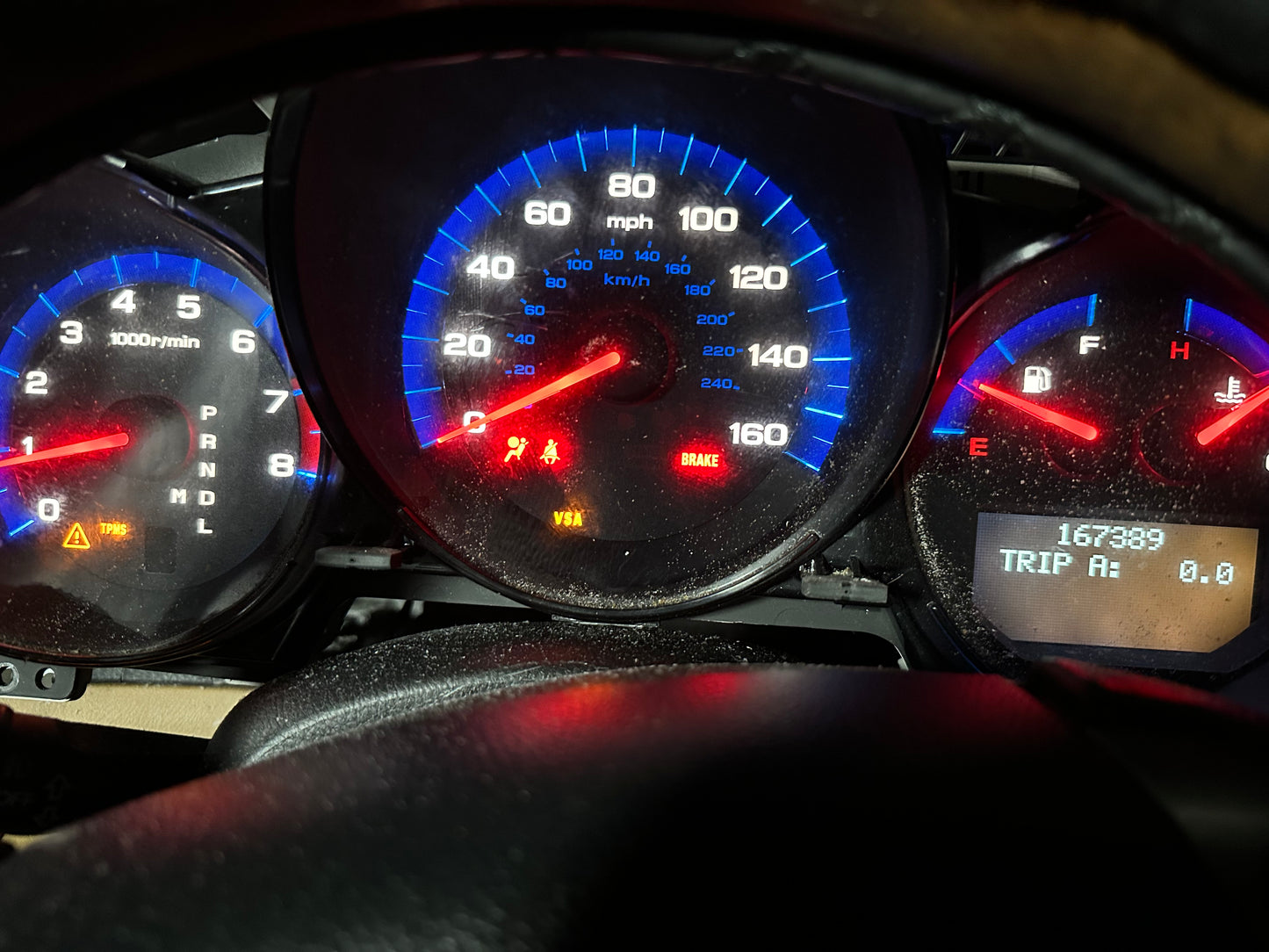 06 Acura TL Speedometer Odometer Cluster 167k miles  2006 AUTOMATIC w TPMS OEM