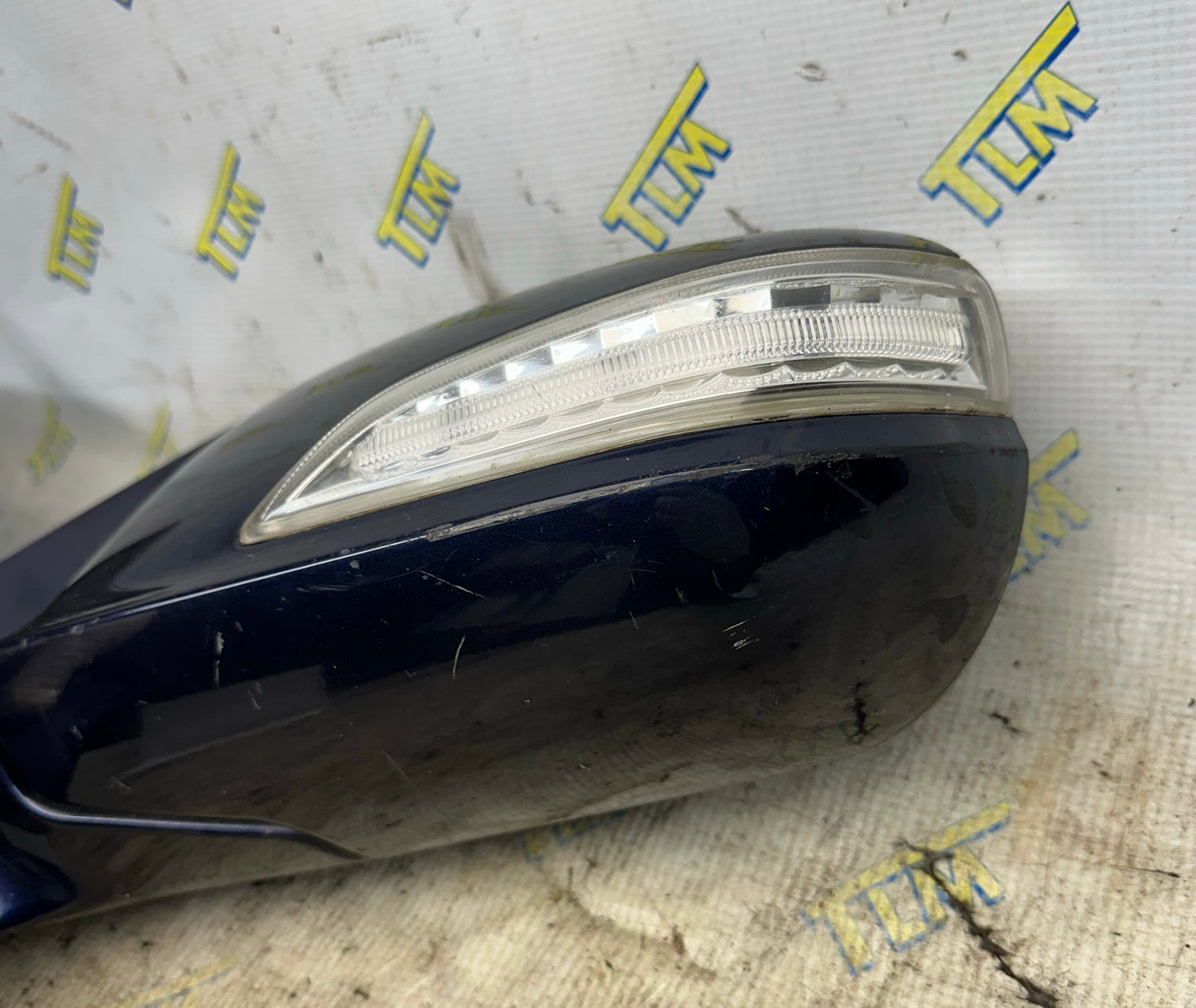 07 08 Acura TL TYPE S Door Rearview Mirror Set *blue* Driver Passenger Base OEM