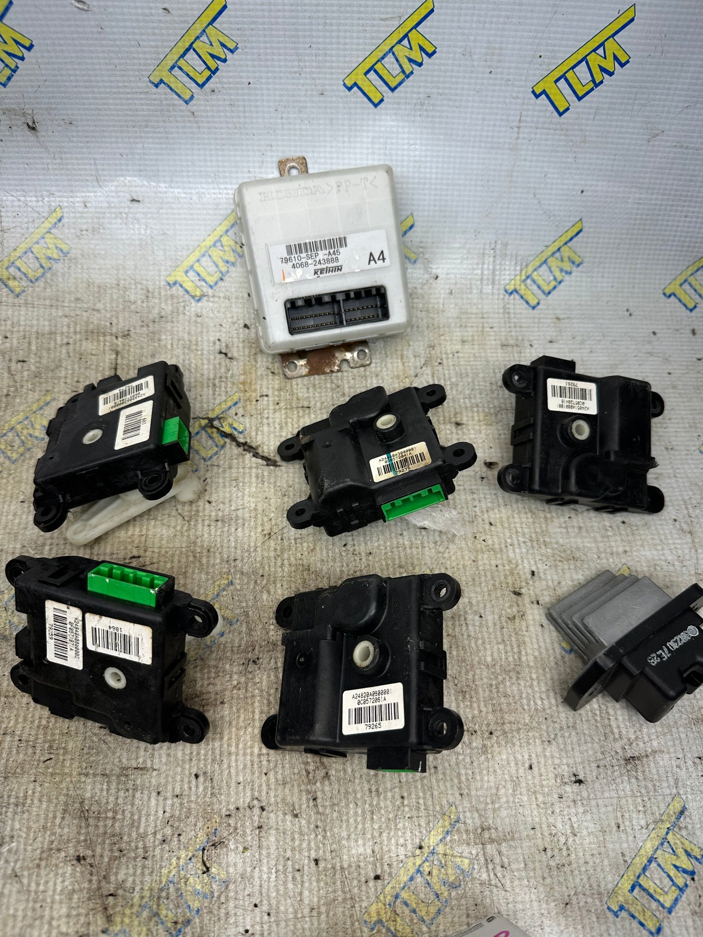 04-08 Acura TL HVAC Actuators Blend Door Heater Air Set 2004 2005 2006 2007 OEM
