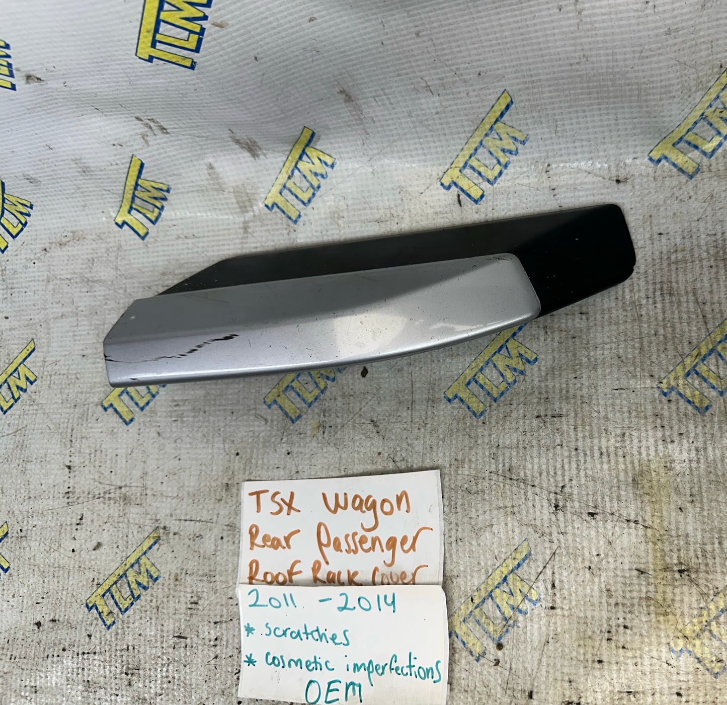 11-14 Acura TSX *wagon* Roof Rack Cover Cap REAR PASSENGER 2012 2013 2014 OEM