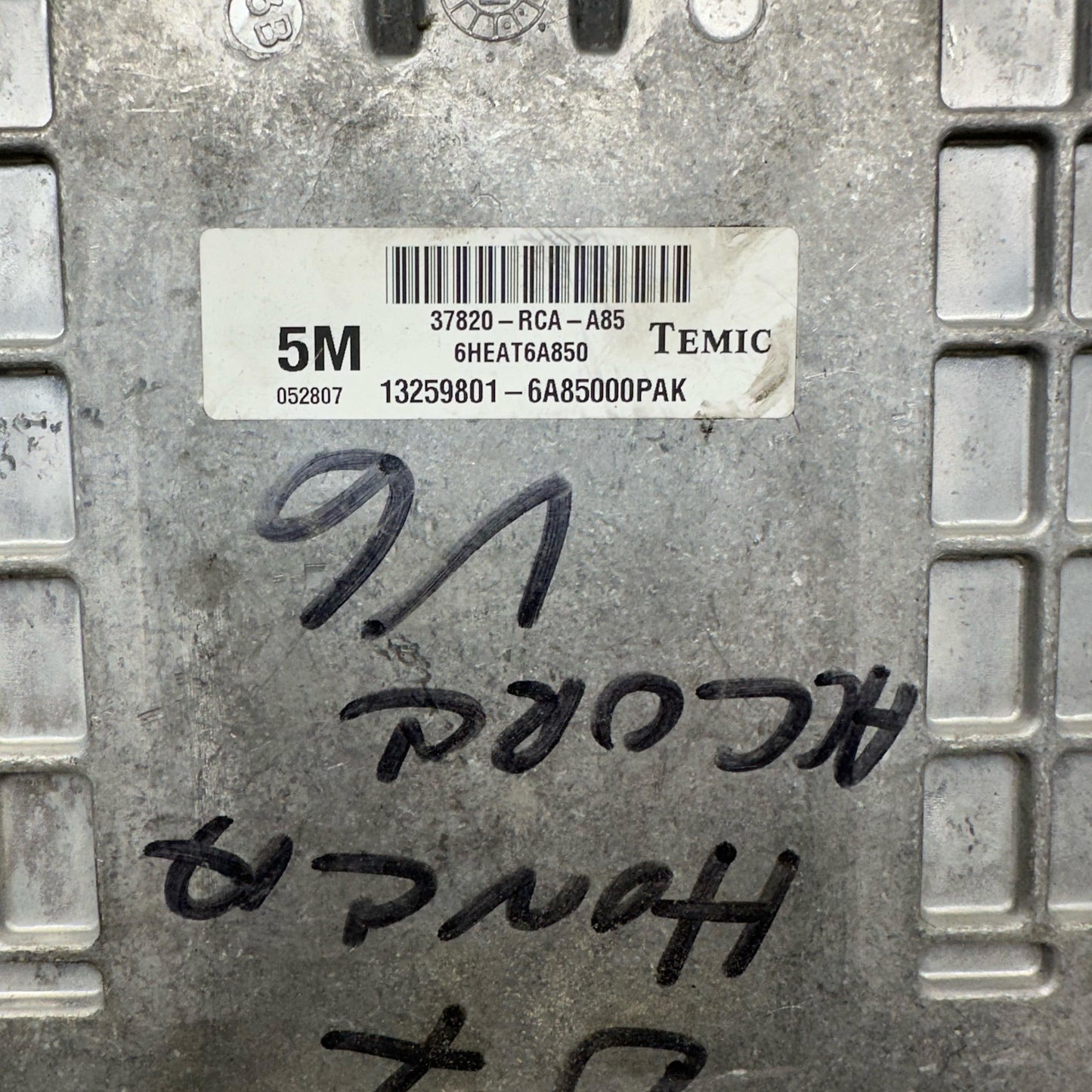Honda Accord ECU ECM Computer Brain 37820-RCA-A85 OEM