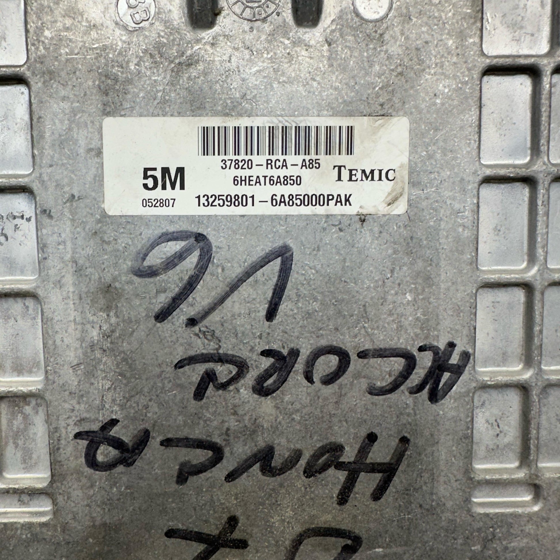 Honda Accord ECU ECM Computer Brain 37820-RCA-A85 OEM