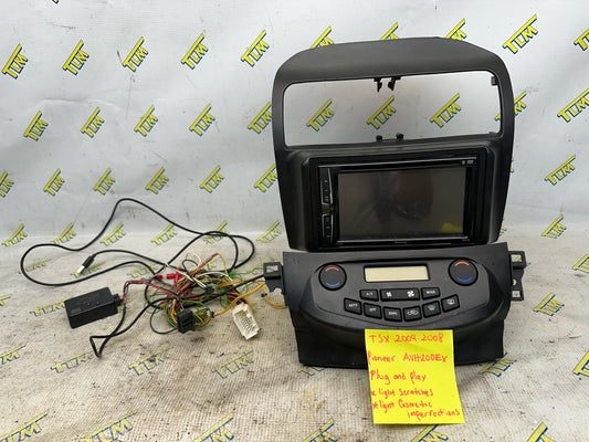 04-08 Acura TSX Radio Receiver Pioneer Metra AVH-200EX BLOCK 05 06 07 OEM