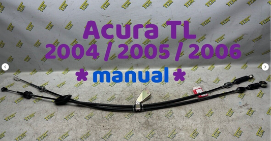 04 05 06 Acura TL Transmission Shifter Cables 3.2 MANUAL 6 speed 2004 2005 2006 OEM
