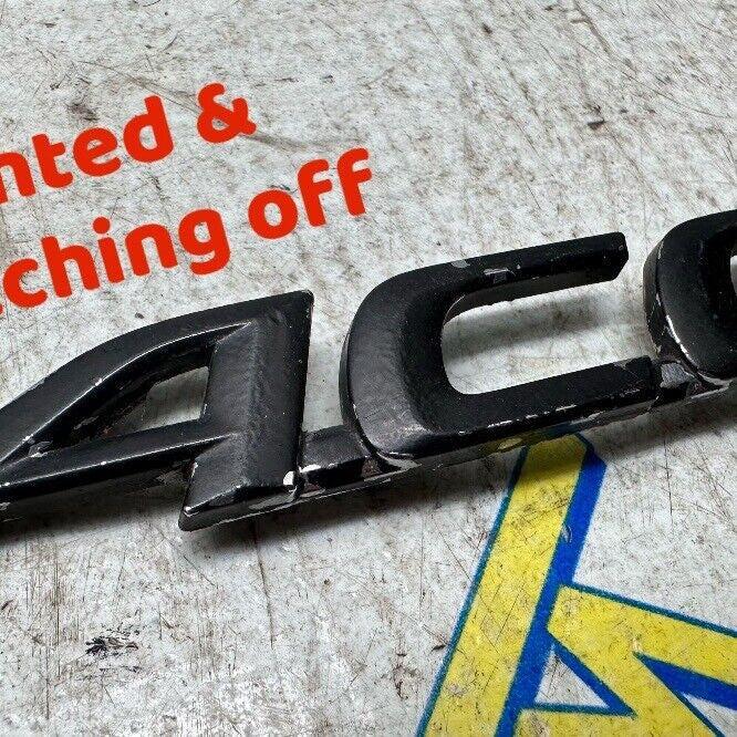 03-07 Honda Accord V6 Trunk Logo Badge Chrome Emblem 04 05 06 2007 sedan OEM