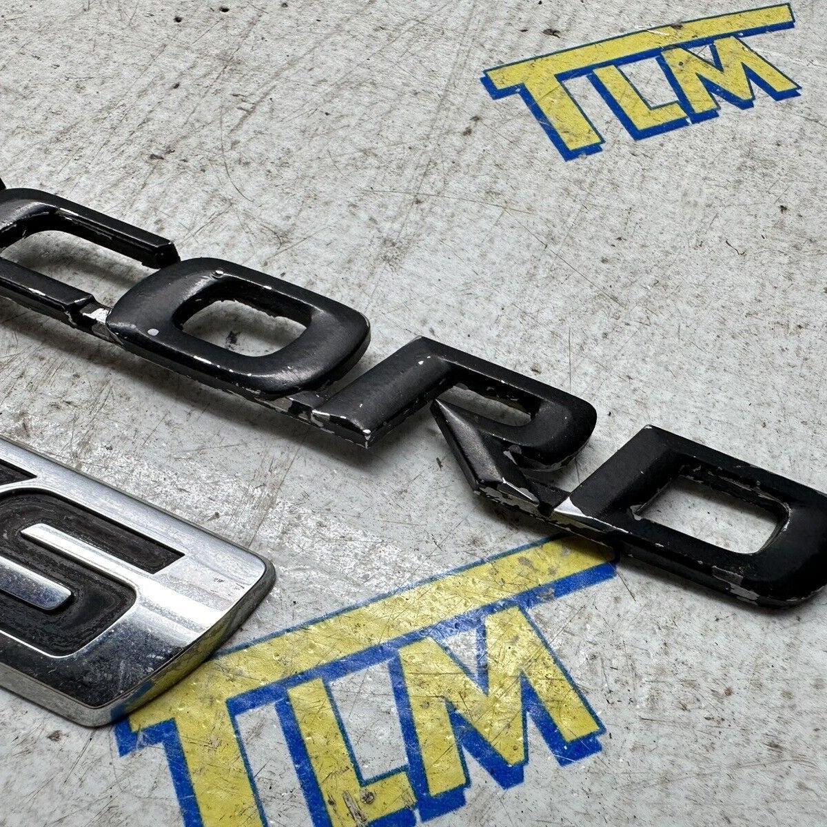 03-07 Honda Accord V6 Trunk Logo Badge Chrome Emblem 04 05 06 2007 sedan OEM