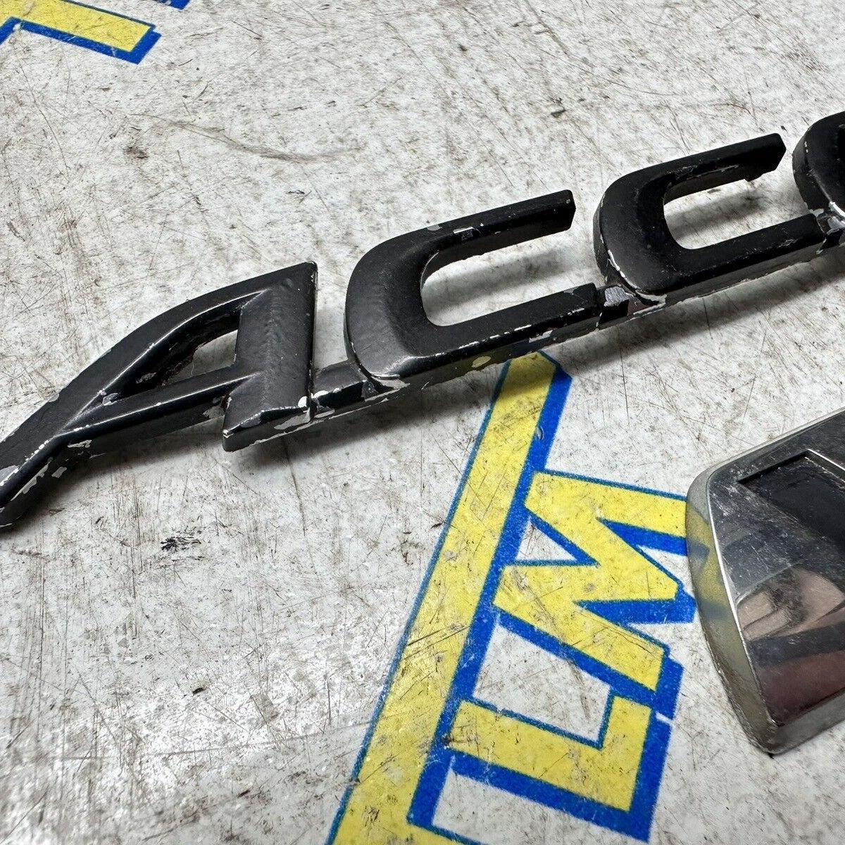 03-07 Honda Accord V6 Trunk Logo Badge Chrome Emblem 04 05 06 2007 sedan OEM